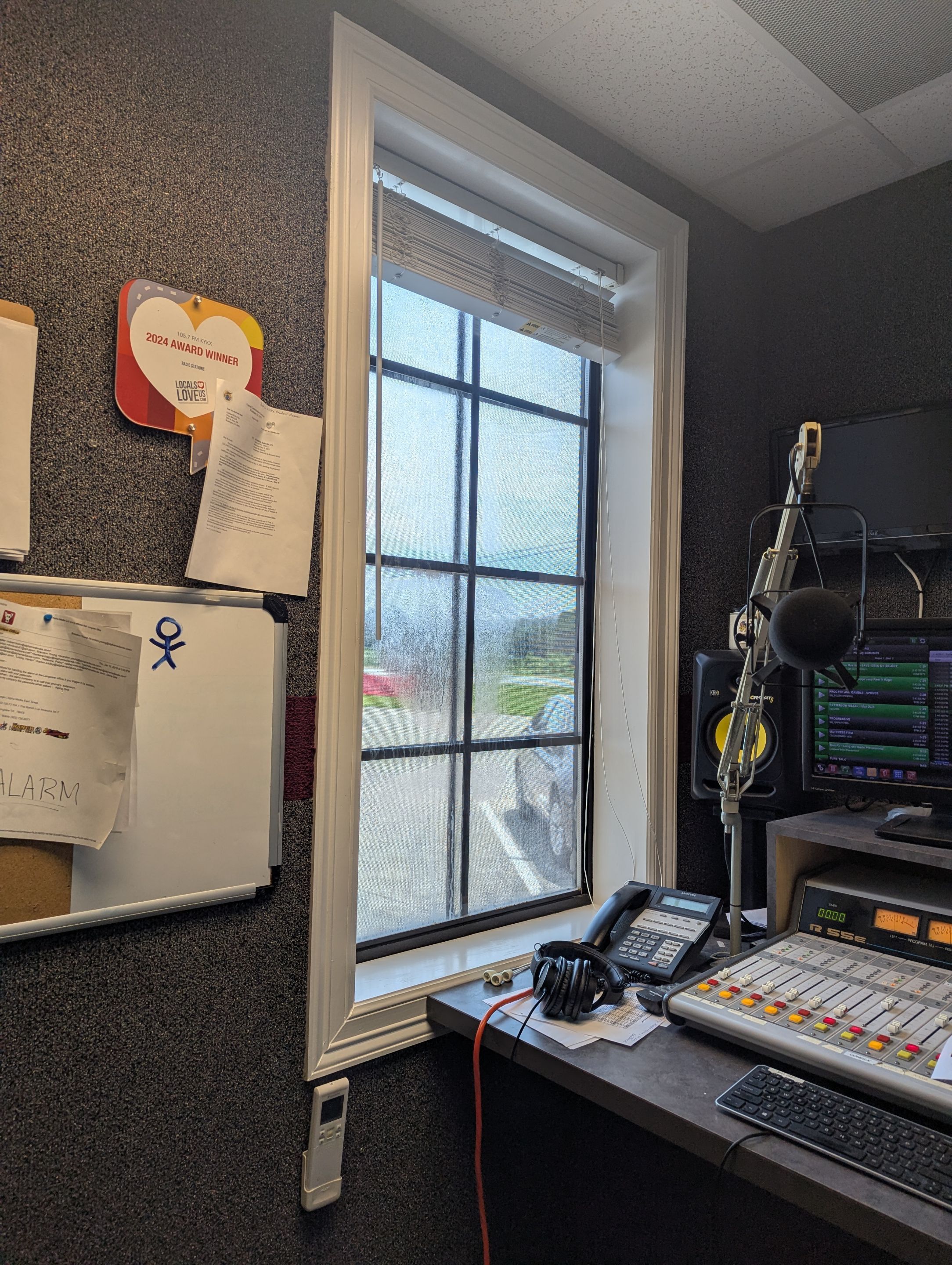 Commercial Interior Painting at KYKX 105.7 in Longview, TX by Quality Coats Painting