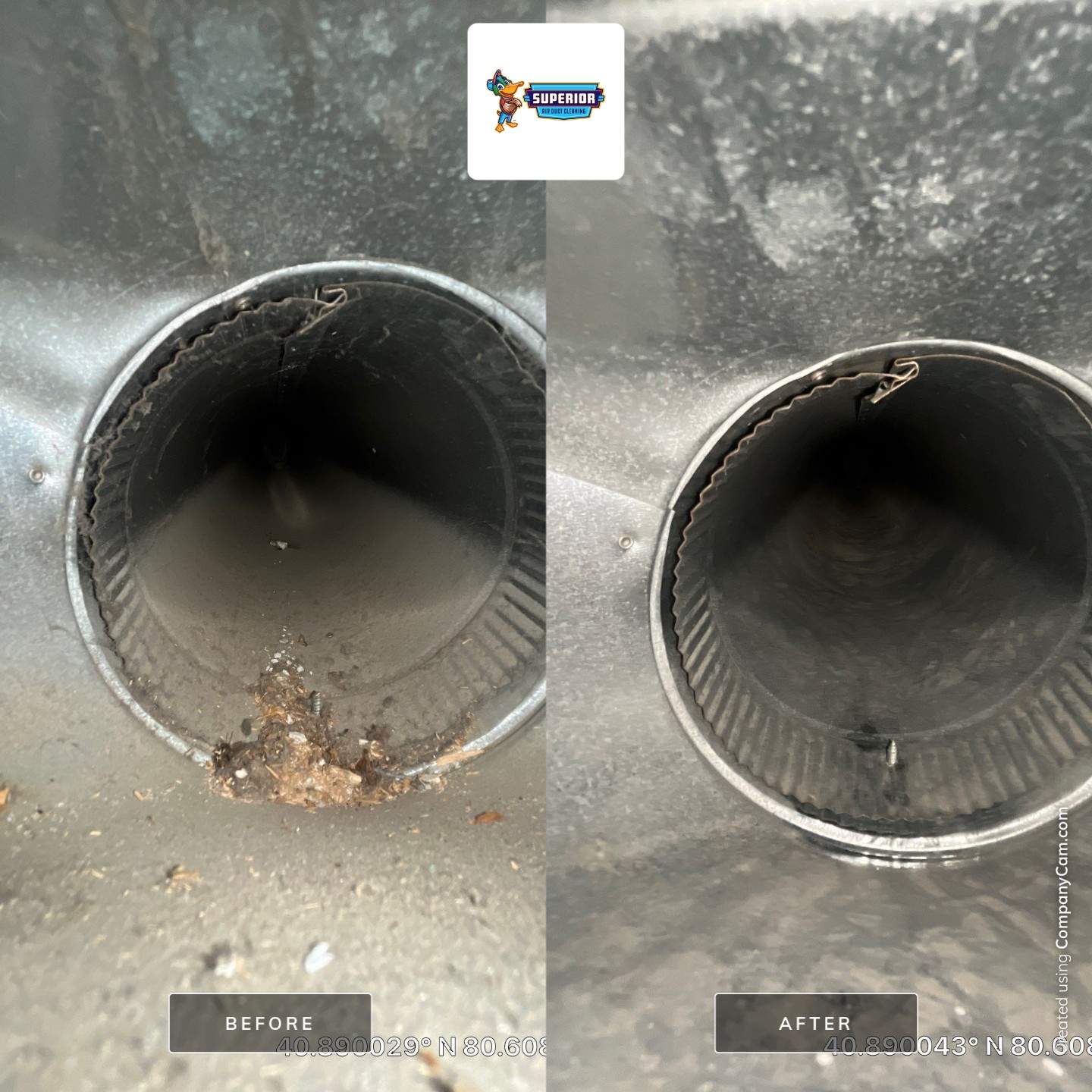 Air Duct Cleaning With a Vacuum Truck in New Waterford, OH by Superior Air Duct Cleaning
