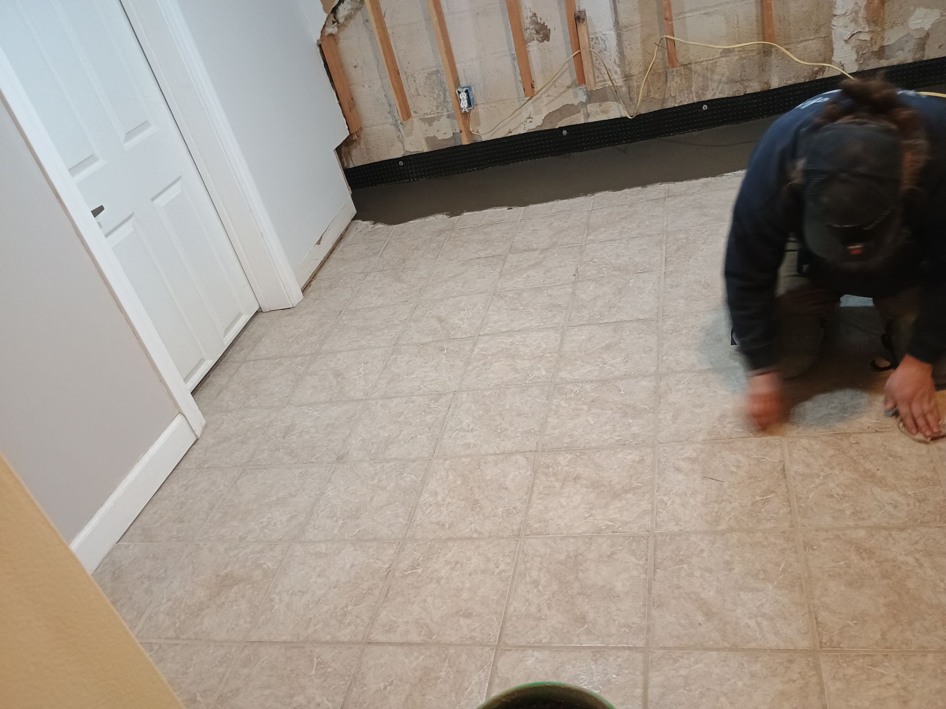 Drain Tile in Minneapolis for Kristen & Taylor by Waterproofing Northeast