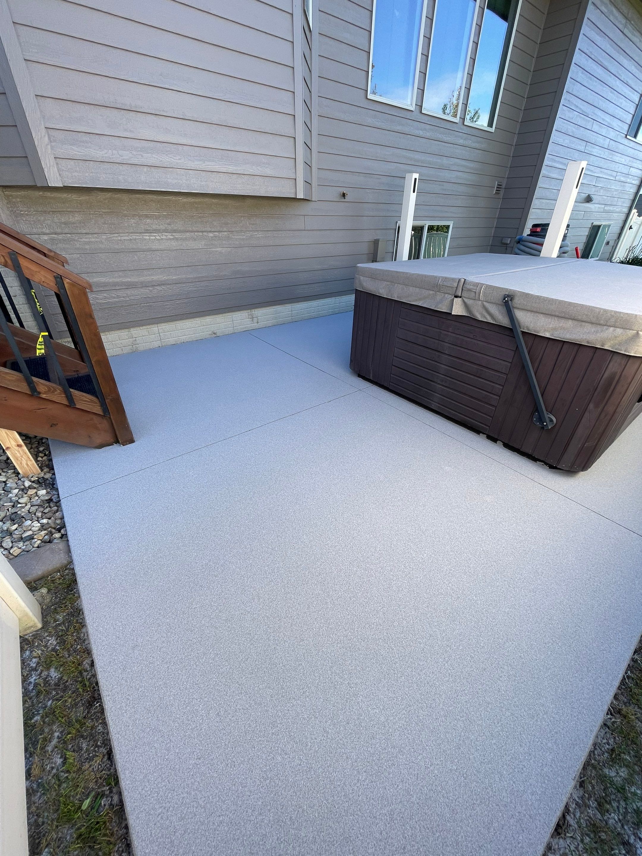 Garage and Patio Concrete Coatings in Sioux Falls by Select Painting, Coatings & Garage Cabinets