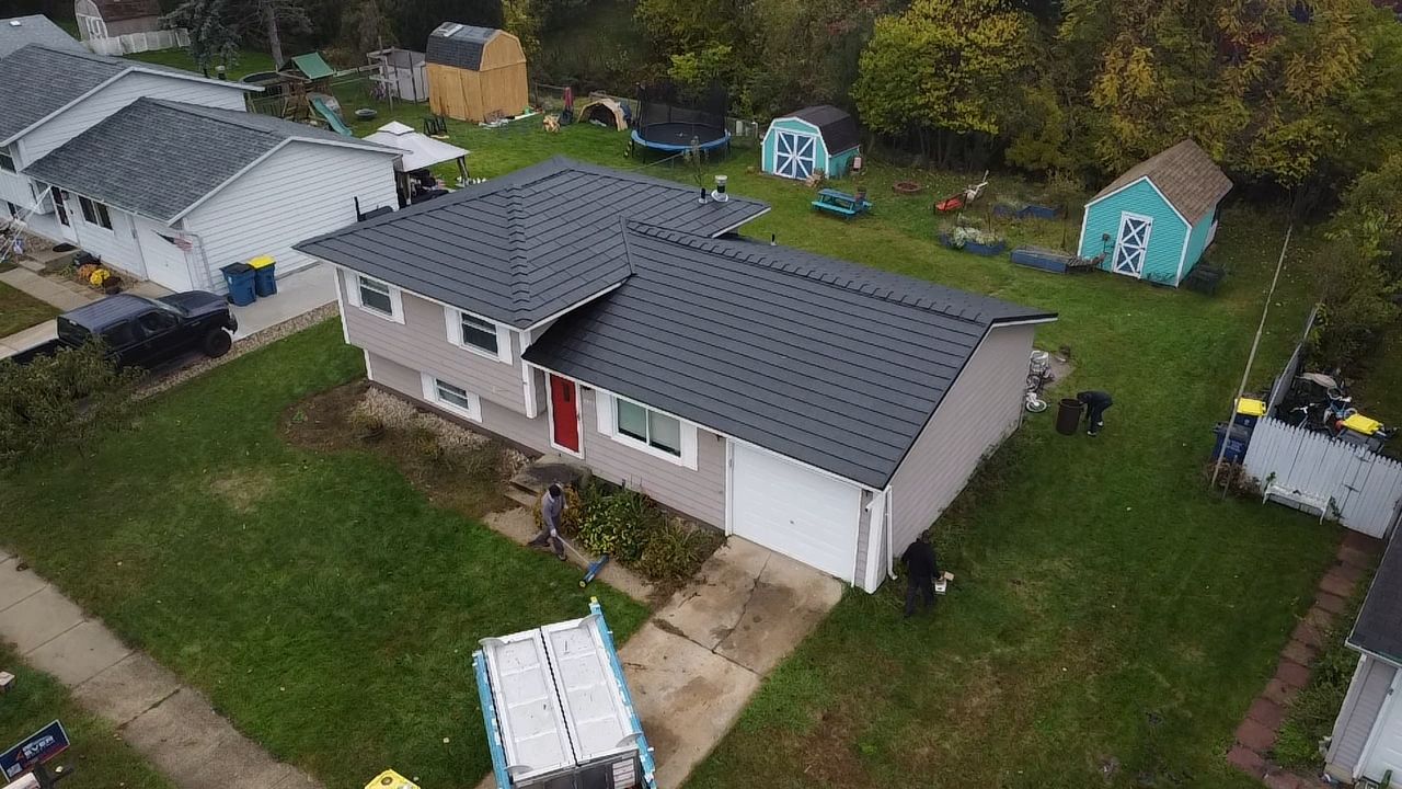Mishawaka Indiana Metal Slate Roof Installation – Residential Upgrade by 4Ever Metal Roofing