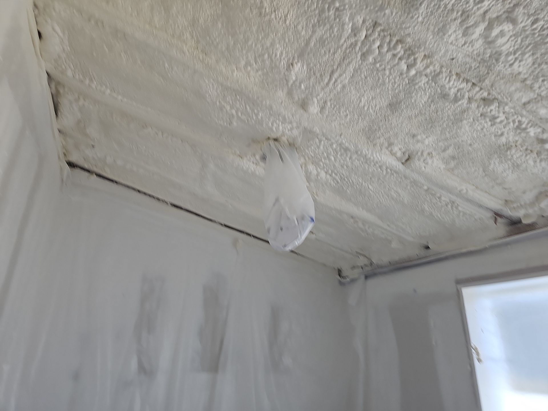 Basement Exterior Walls using Closed Cell Spray Foam by NYS Foam & Energy