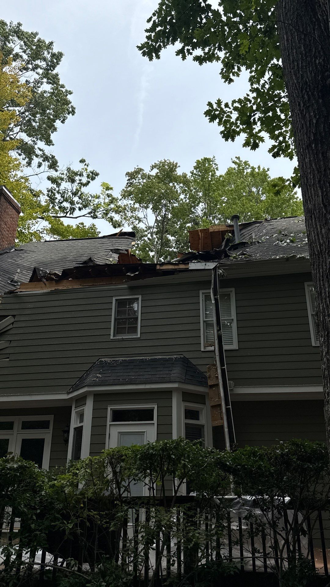 Storm Damage Mitigation and Structural Drying After Tree Impact in Raleigh by One Team Restoration