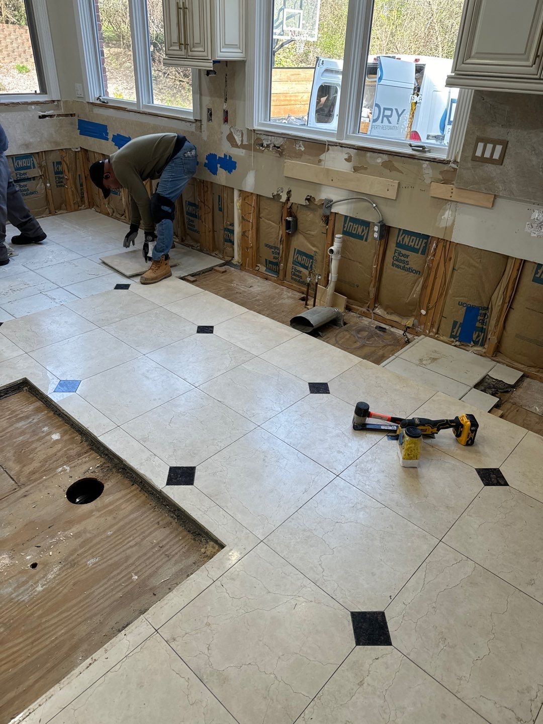 Project in West Bloomfield Township by EzDry Water Mitigation & Property Restoration