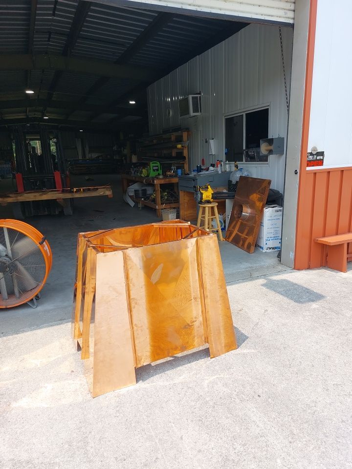 Chimney Chase using Copper by Gallop Roofing & Remodeling, Inc.