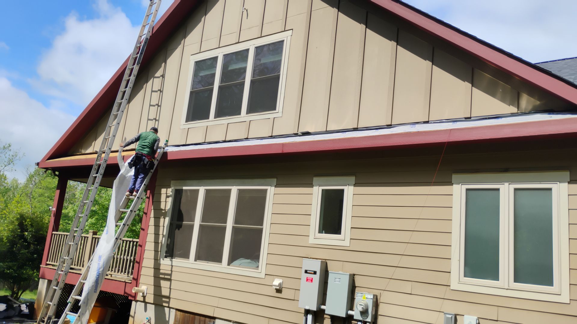 Tony's roof by BROCK BUILDERS 