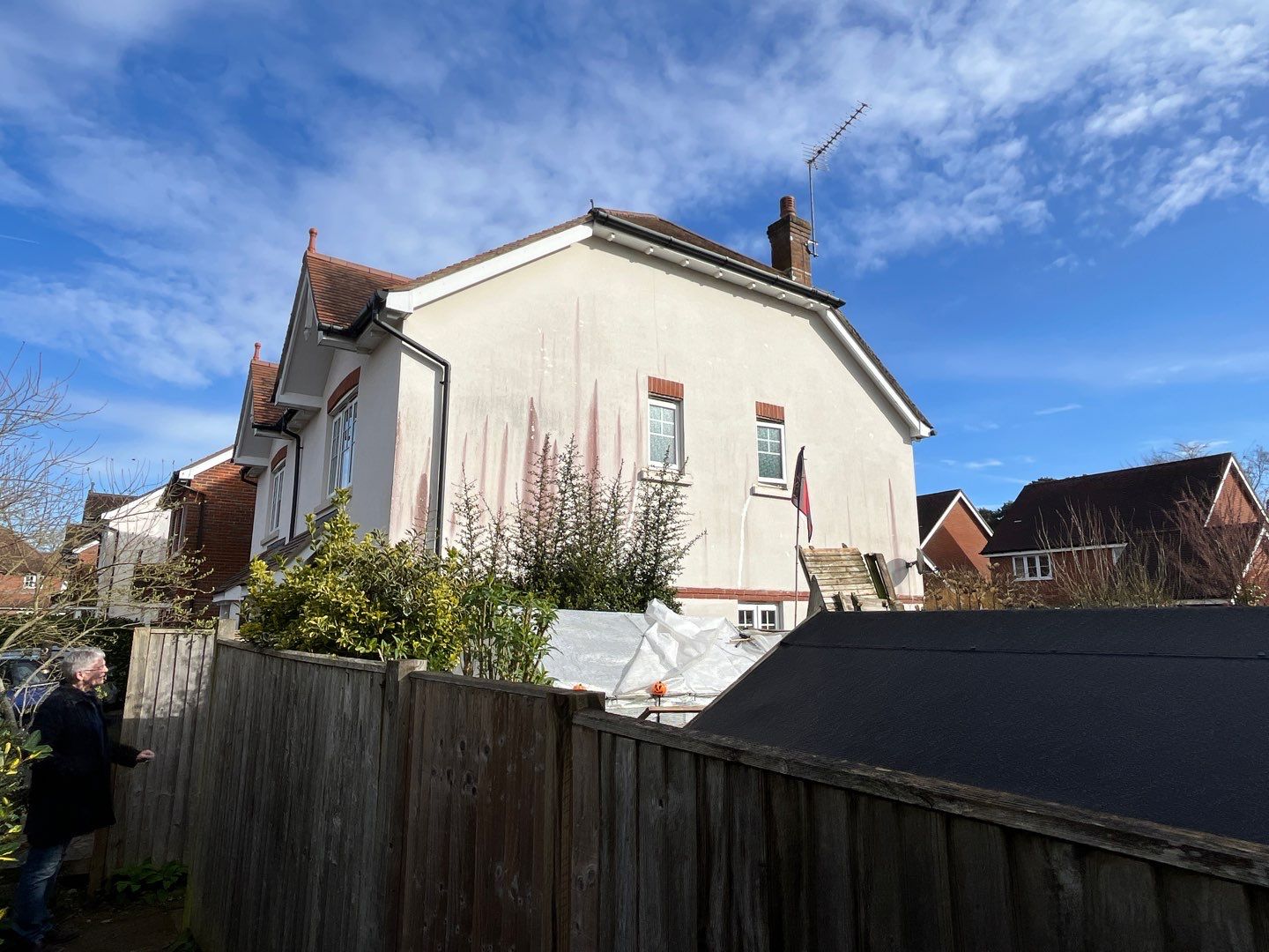 Render Clean using Softwash Equipment by Ges Exterior Cleaning ltd