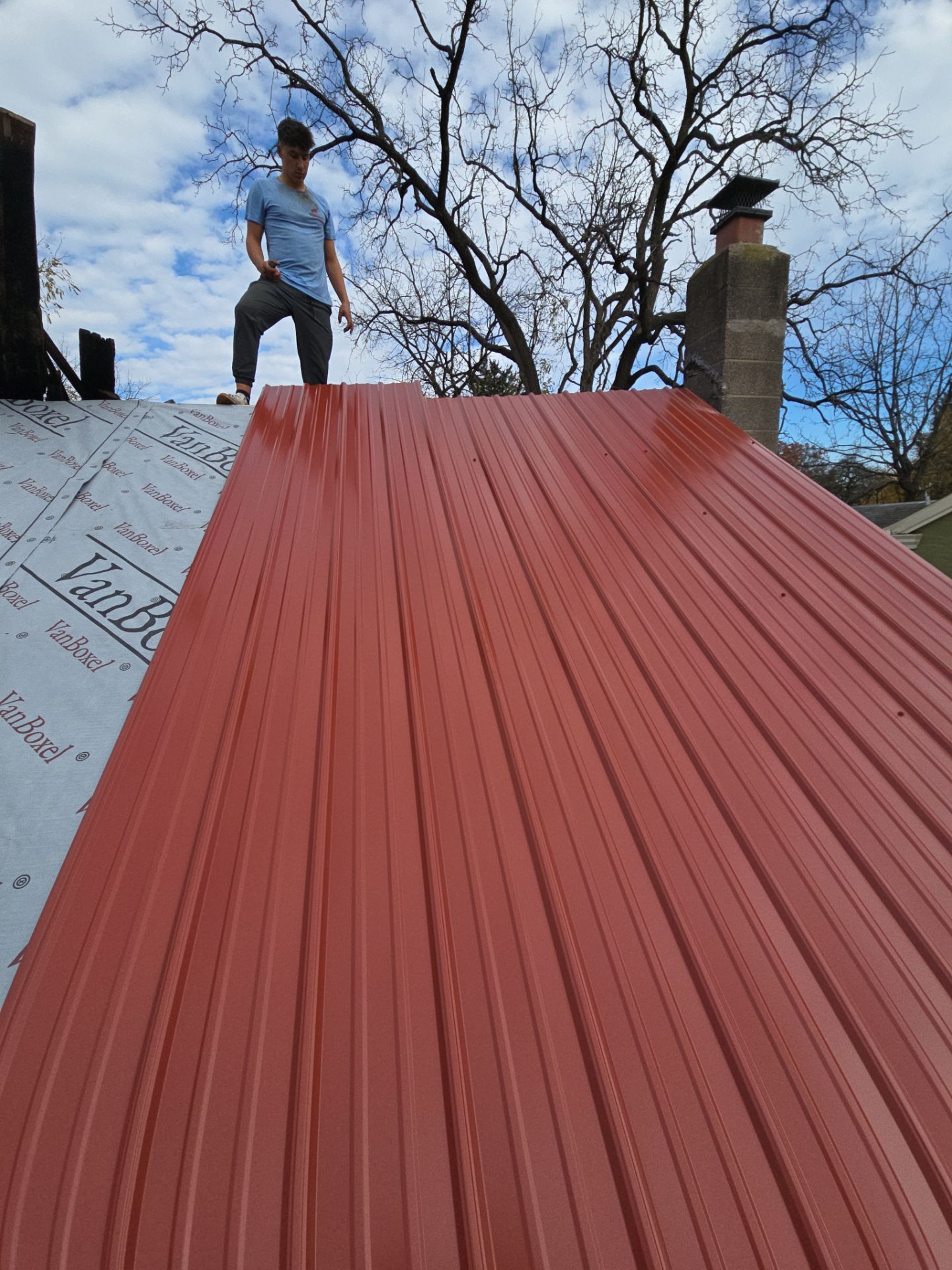 Neal Kimble Full Metal roof Installation by Good Hands Roofing