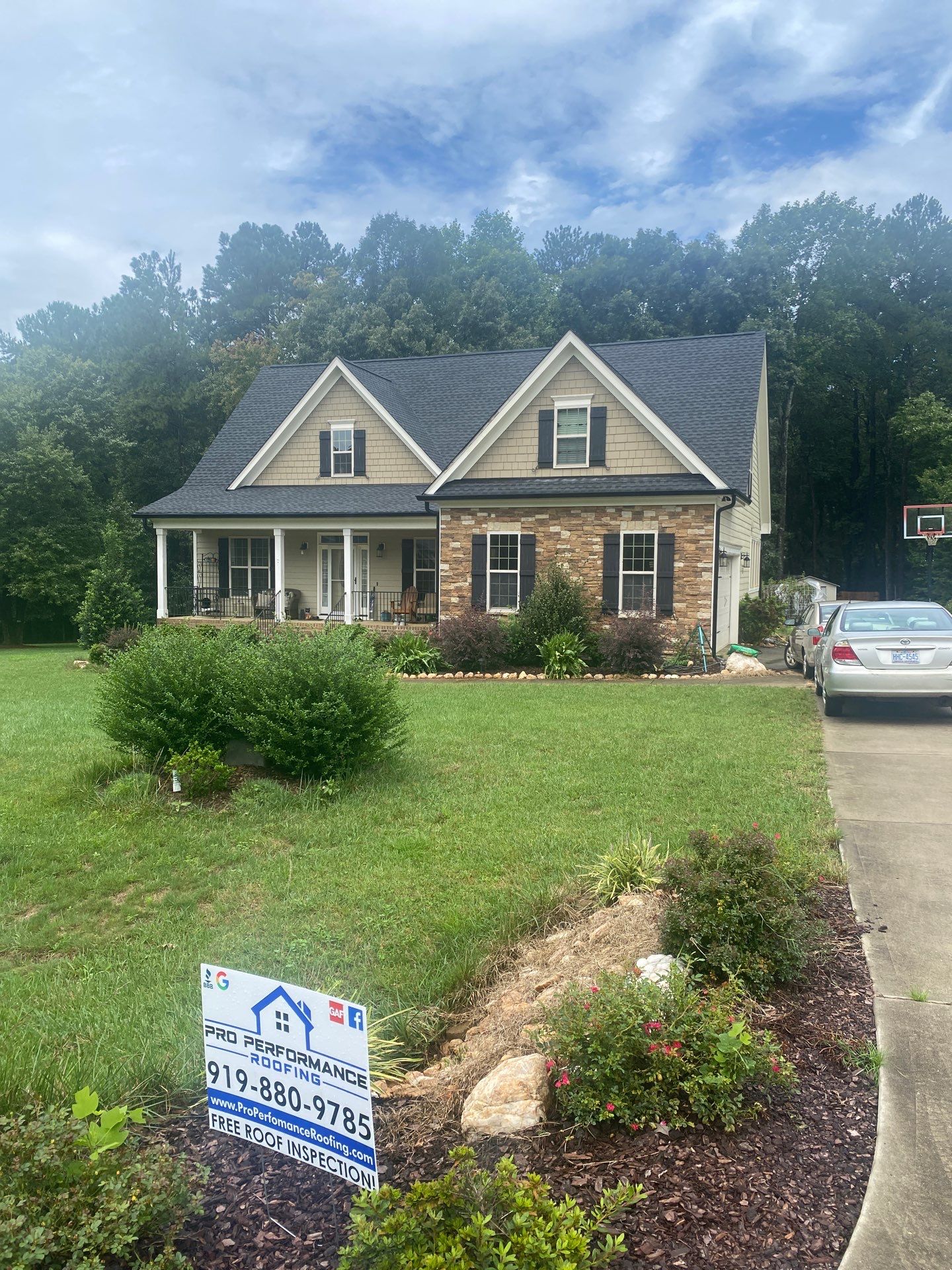 Roof Replacement - GAF Timberline Ultra HDZ Charcoal by Pro Performance Roofing