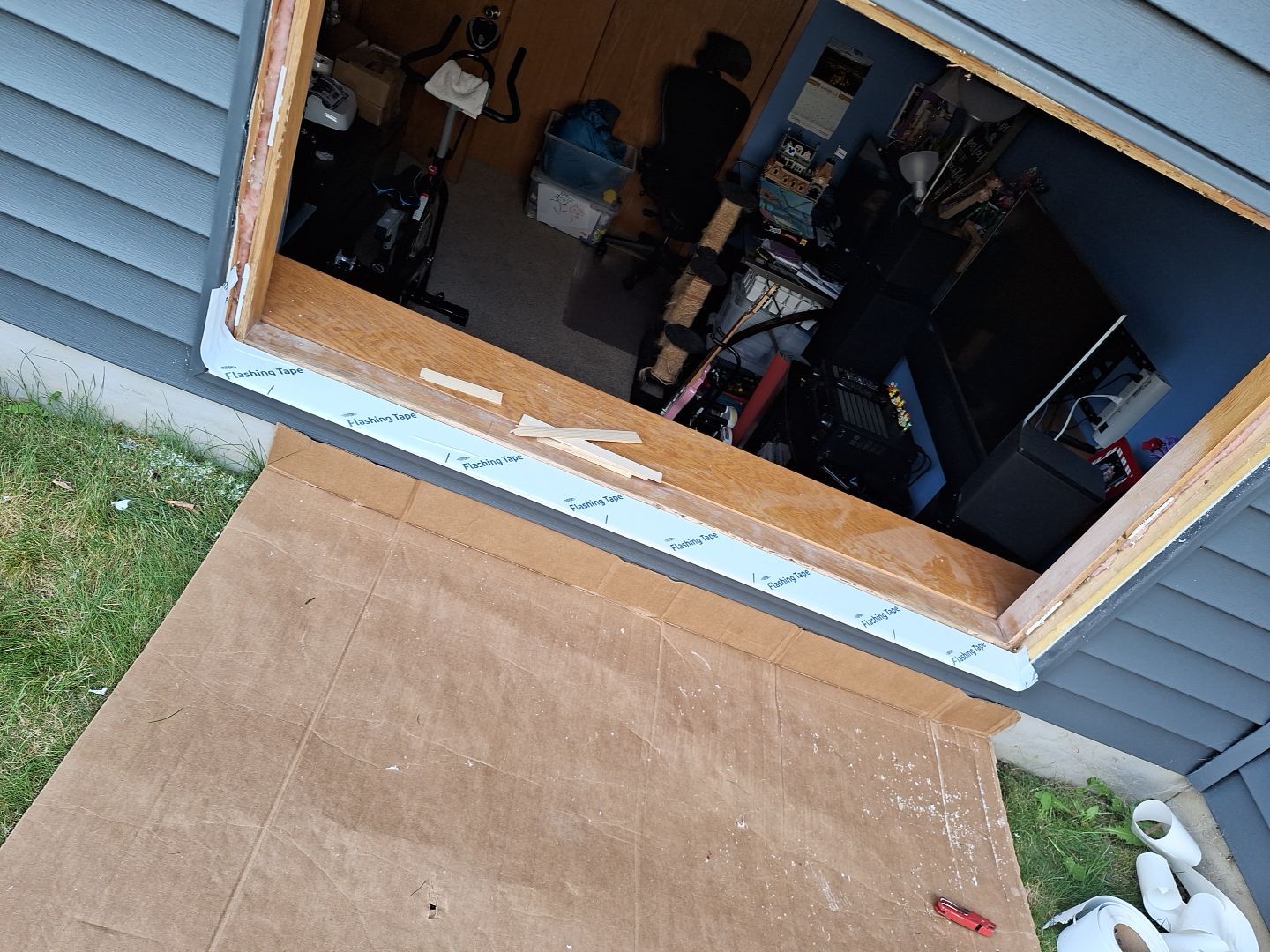 Window Installation using Provia Windows by Total Restoration Services 