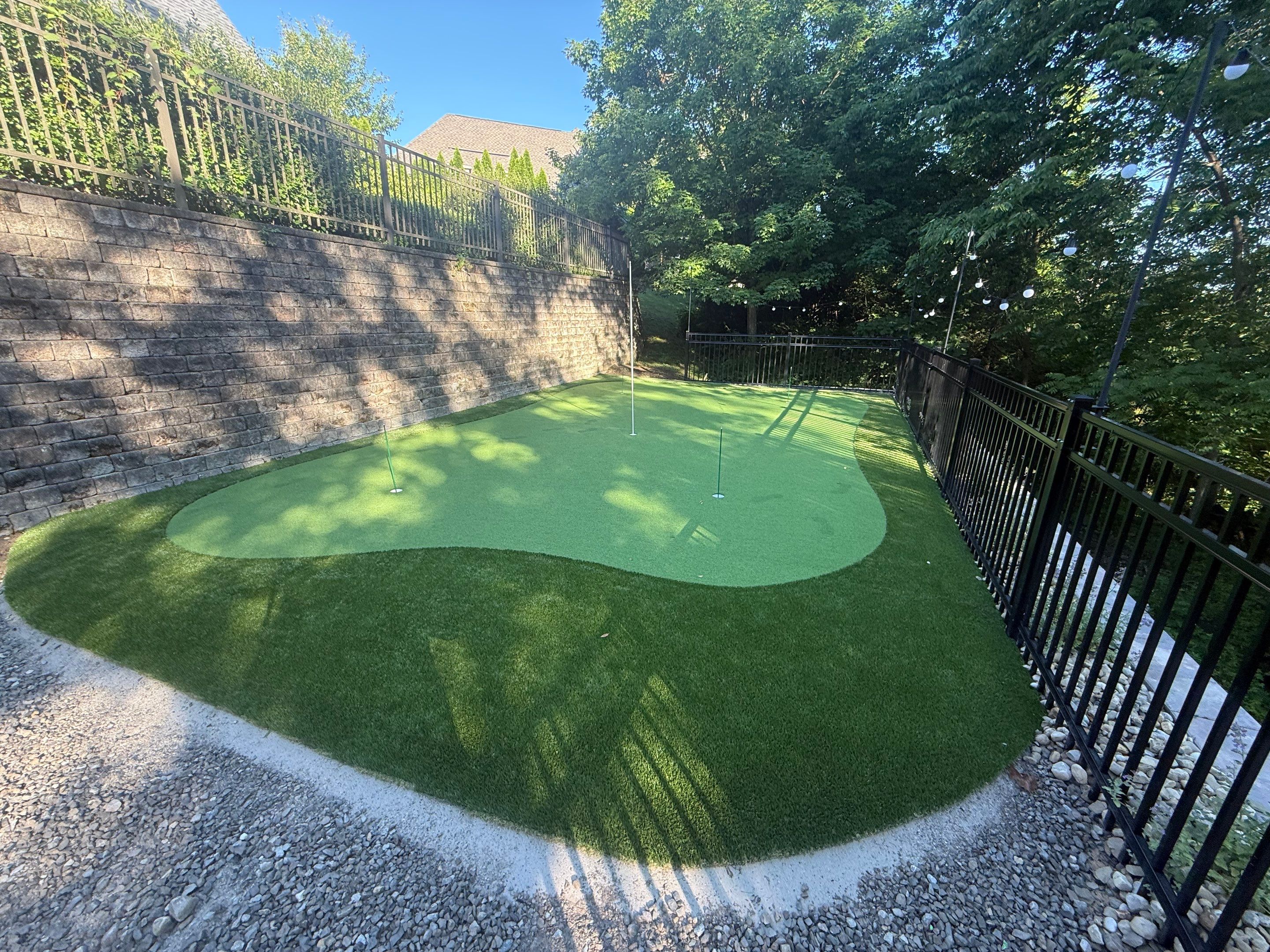 Backyard Green on backyard Sublevel by Southwest Greens Midwest