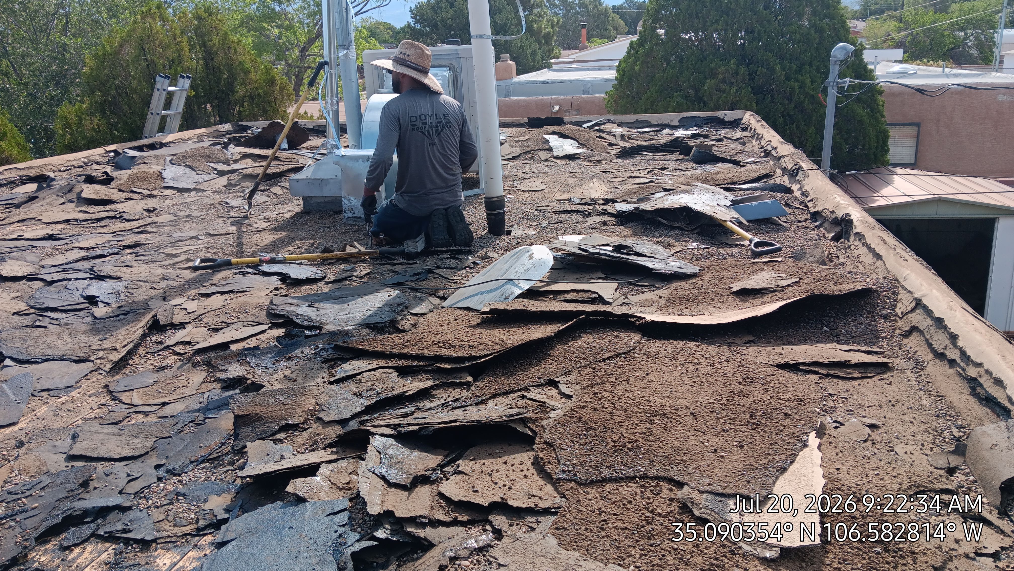 Albuquerque TPO Roof Replacement With EPS Taper slope by Doyle Roof Masters Inc