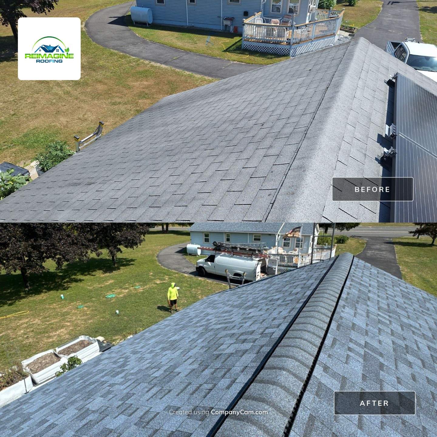 Pacific Wave Shingles by Reimagine Roofing