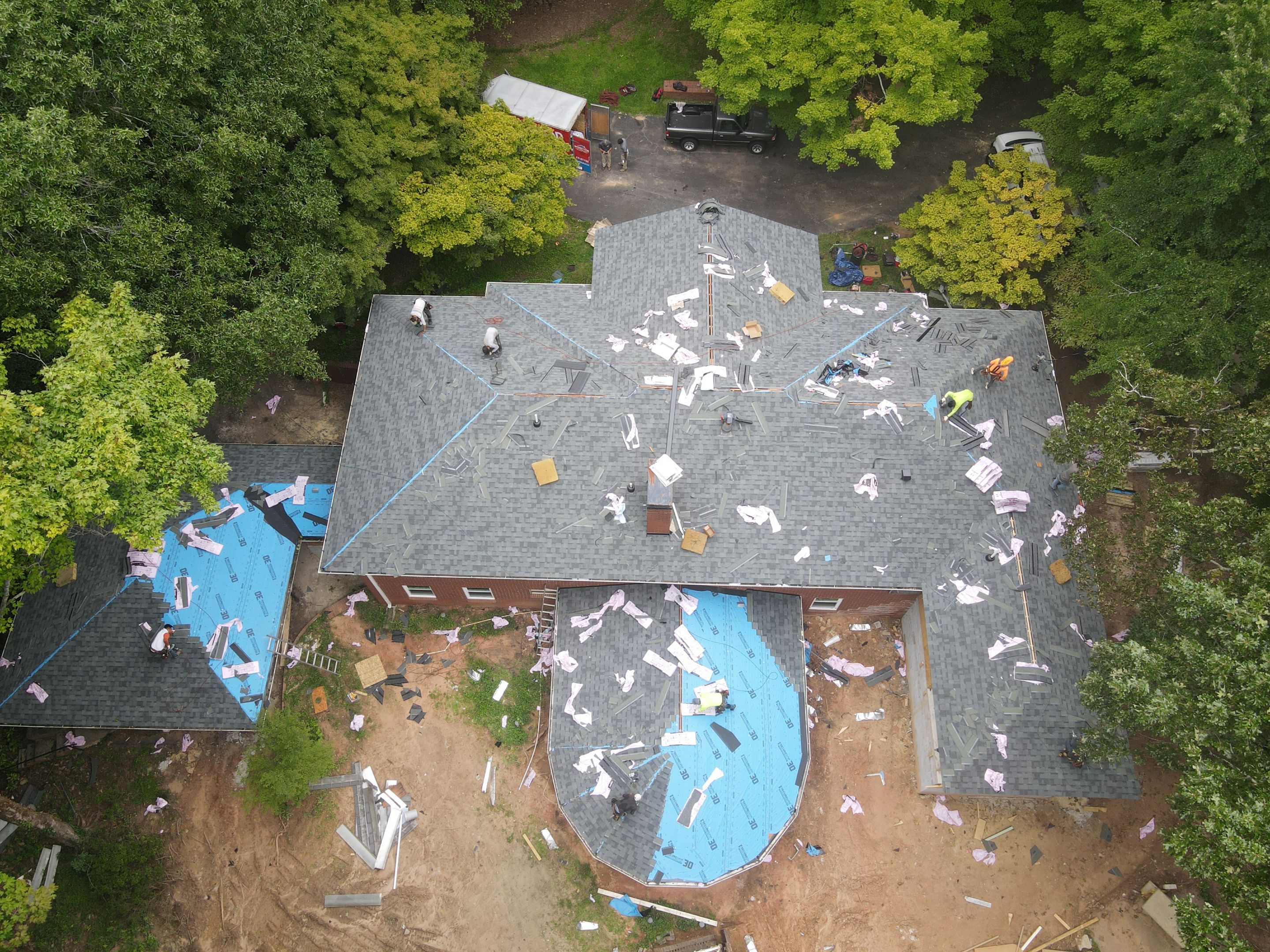 Residential Roofing Installation using Owens Corning by Inspector Roofing and Restoration