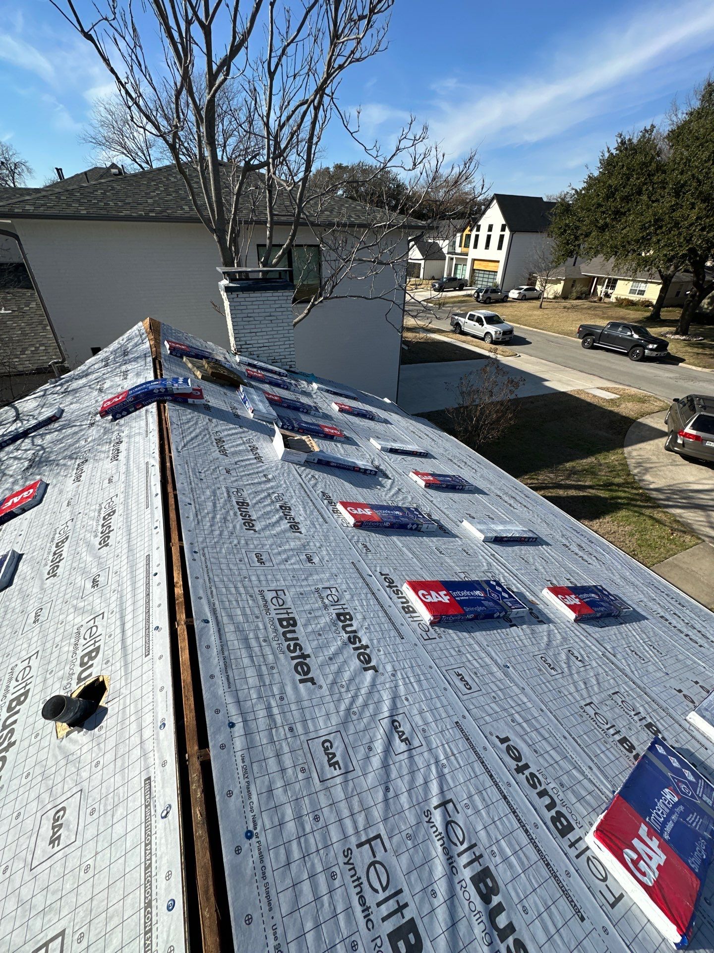 Project in Dallas  by Zeus Exteriors