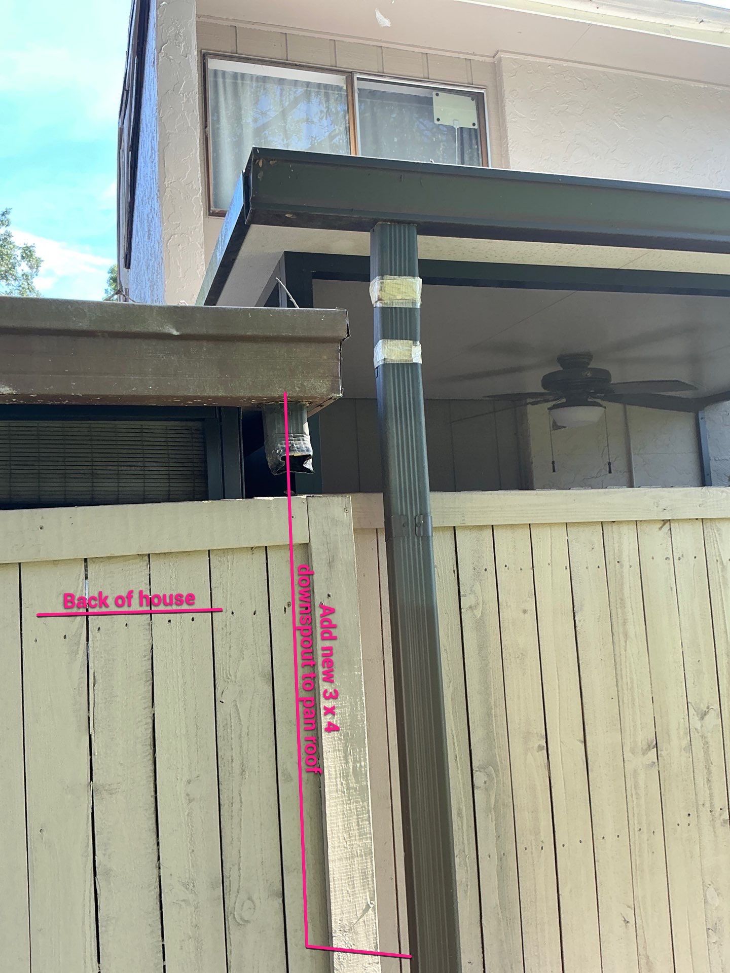 Professional Downspout Installation in Tampa, FL by Gutter Professor by Gutter Professors