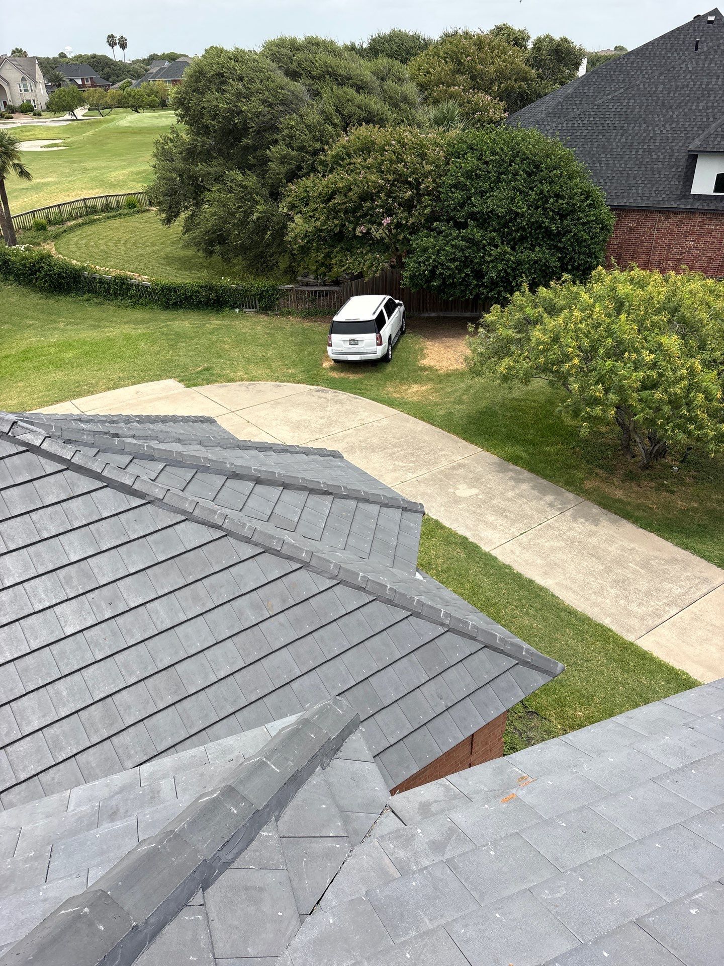Golf-Proof Tile Roof by Bayfront Roofing and Construction