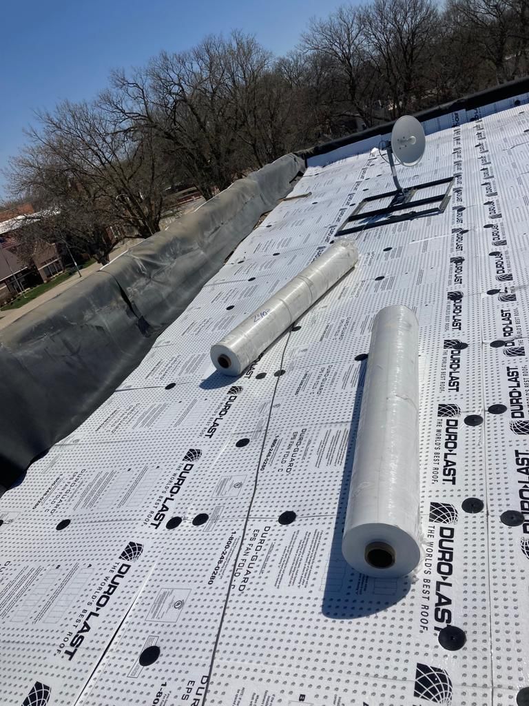 Roof Recover on a downtown building in Lake City  by Grell Roofing, LLC