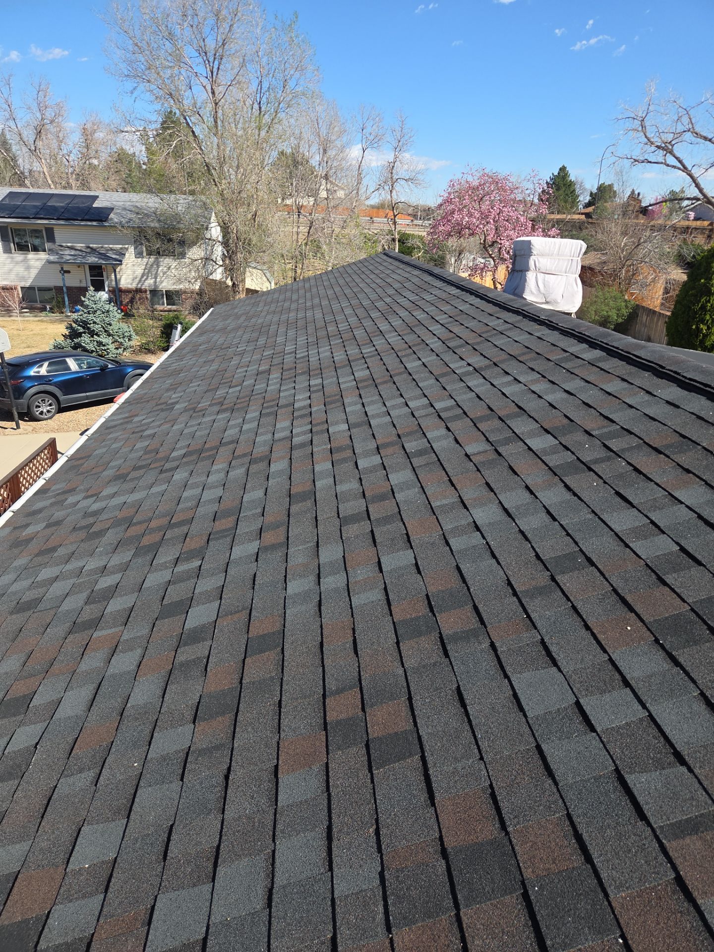 New Roof using Tamko - Stormfighter Flex - Black Walnut by RTP Roofing Company