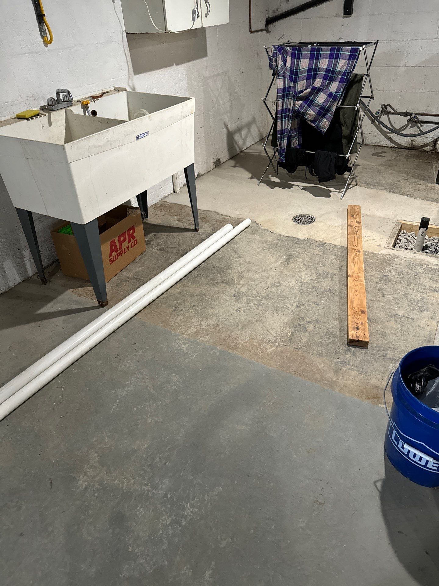 Basement + Garage Project in Pittsburgh by Floors in a Day, Inc