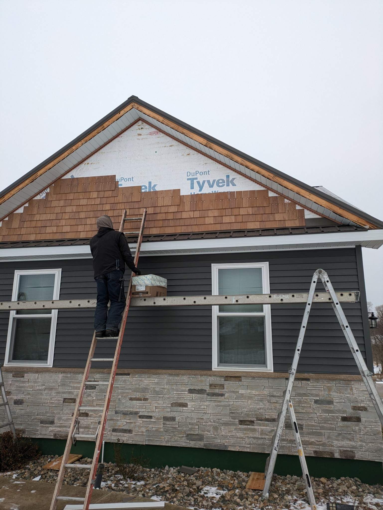 Siding Installation using Certainteed Board & Batten by Acme Exteriors
