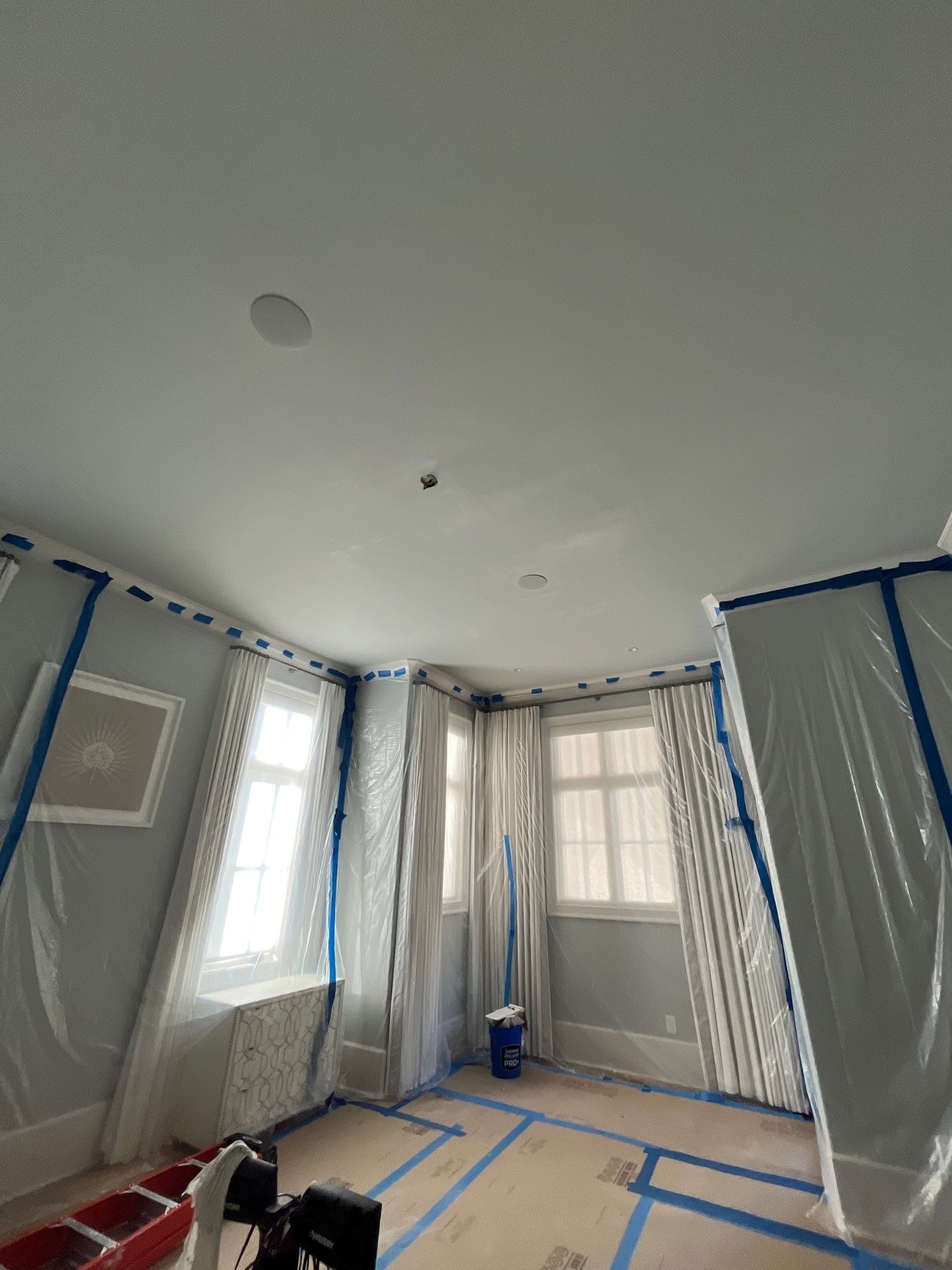 Interior Ceiling Repair – Bedroom Humidity Damage by Atlanta's Paint Doctor