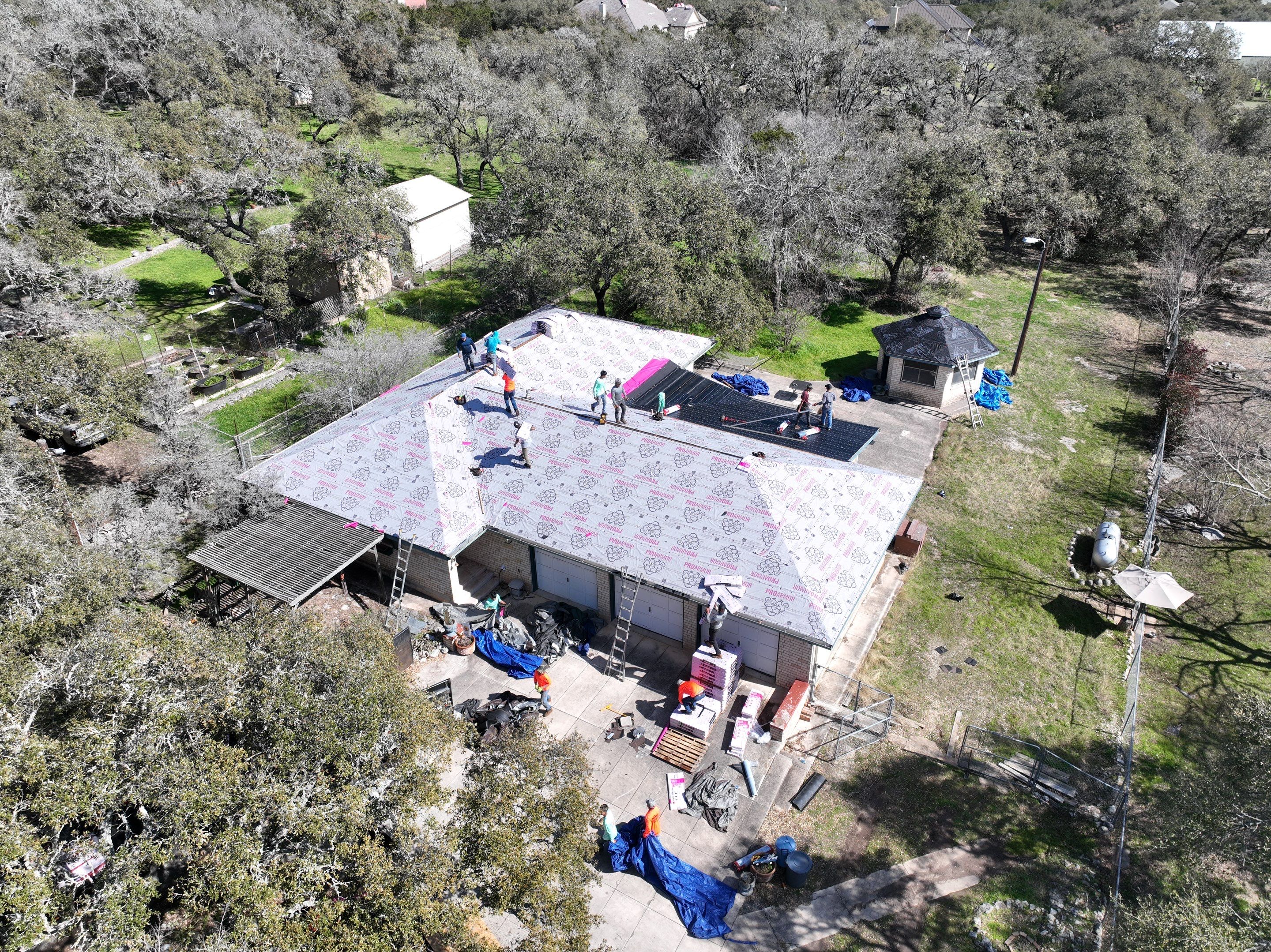 Residential Roofing Installation using Owens Corning 30 year Architectural Shingles by Premier Roofing and Contracting