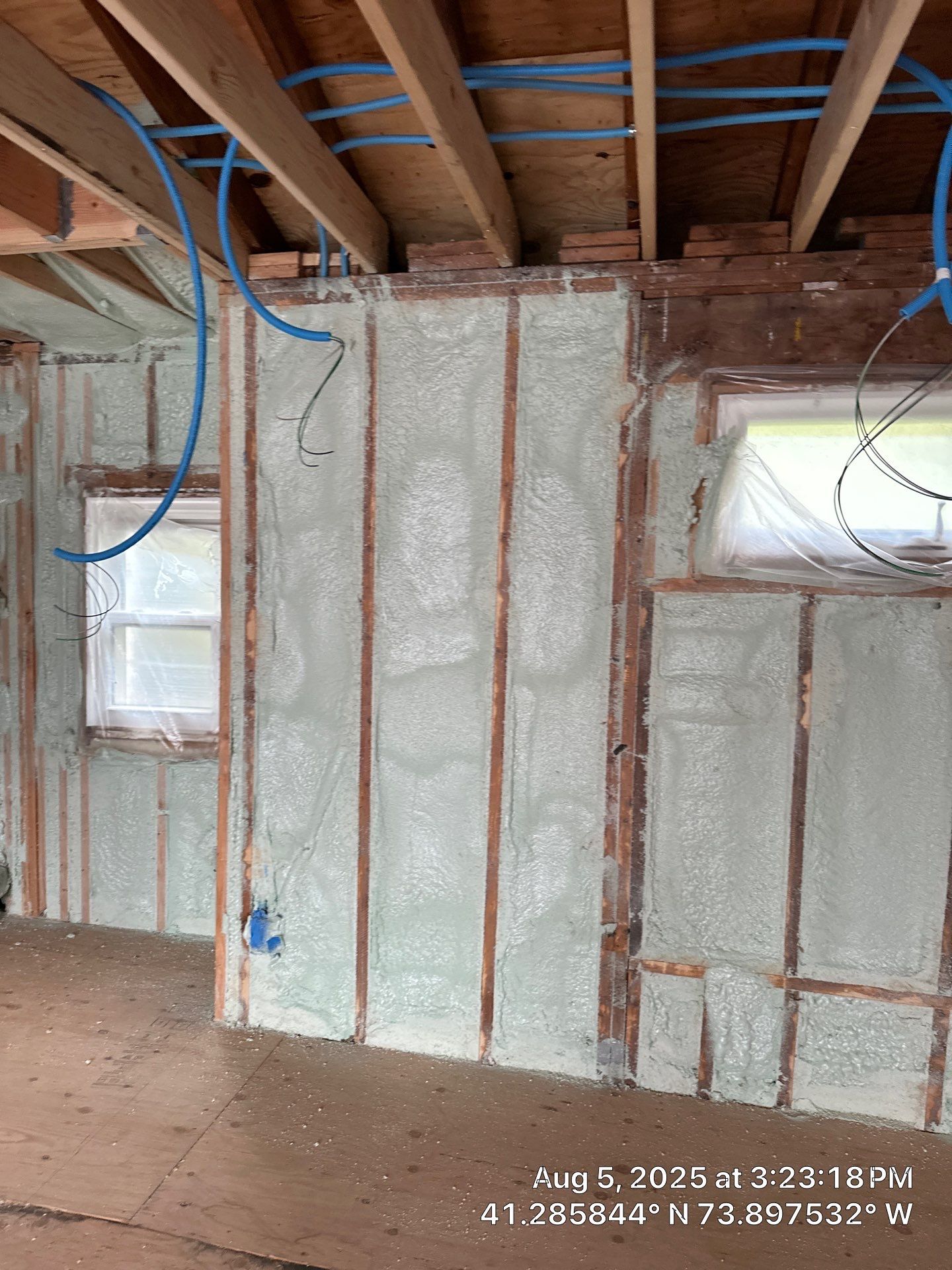 Home Remodel using Closed Cell Spray Foam by NYS Foam & Energy