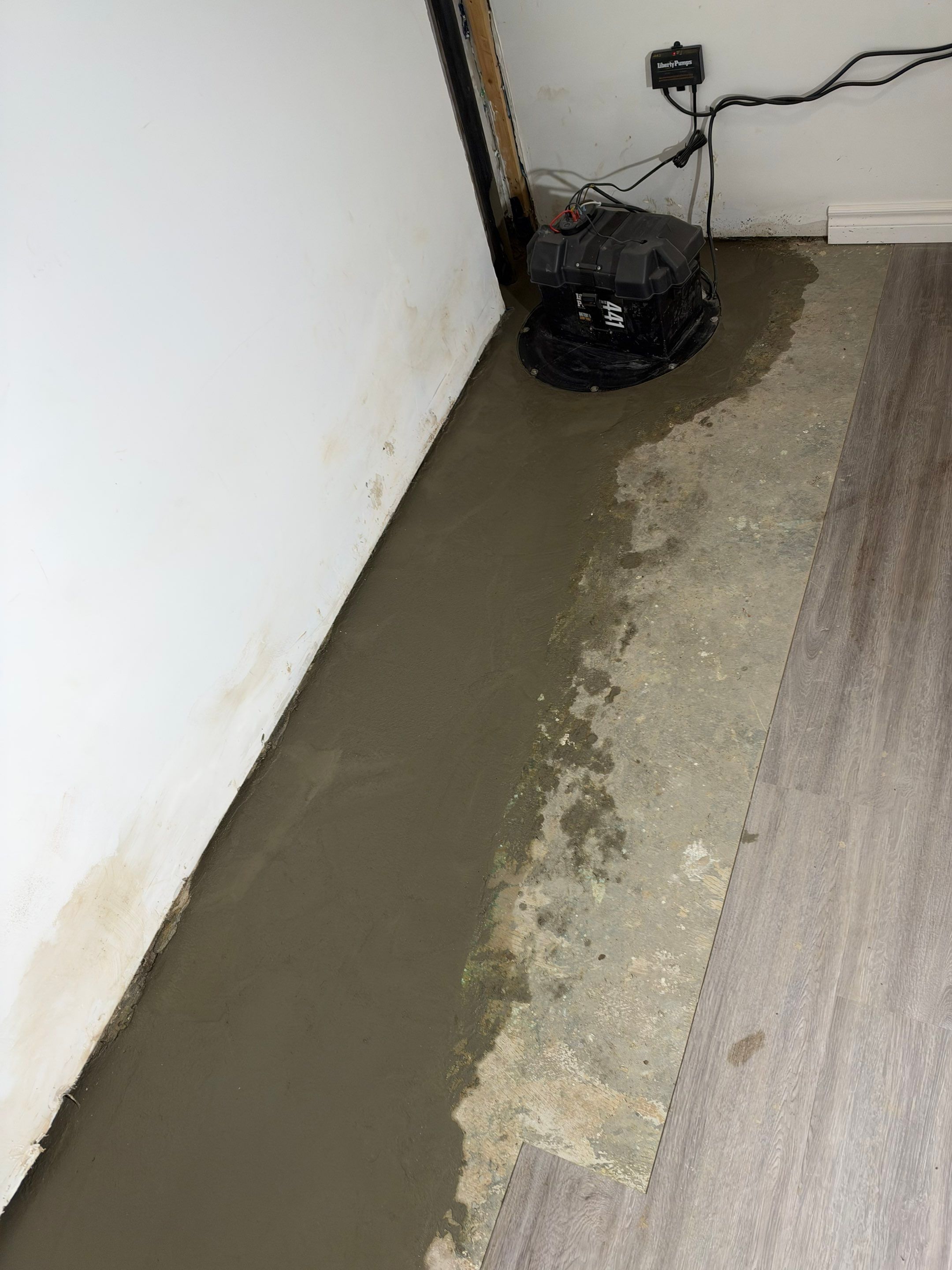 Sump pump project in Toronto, ON by Canada Waterproofers Inc