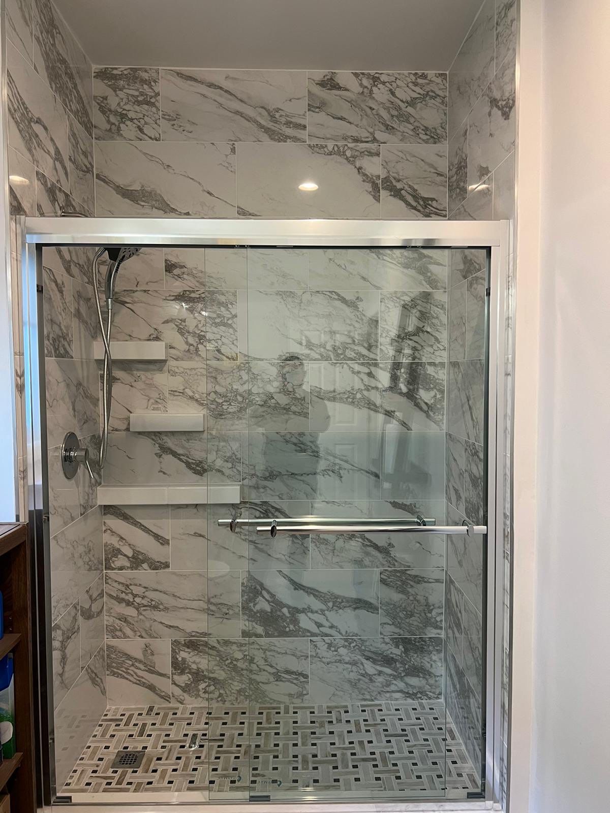 Bathroom Remodel using Tile by Home Concepts Construction