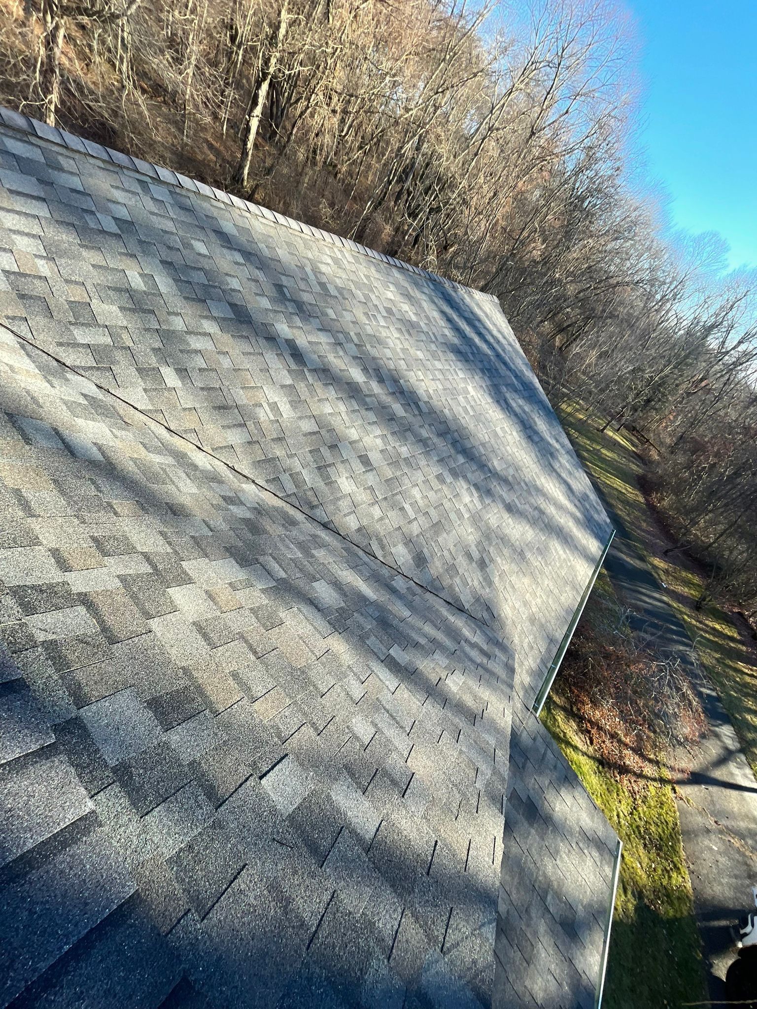 Residential Roofing Installation using Owens Corning TruDefinition - Williamsburg Gray by A Plus Exterior