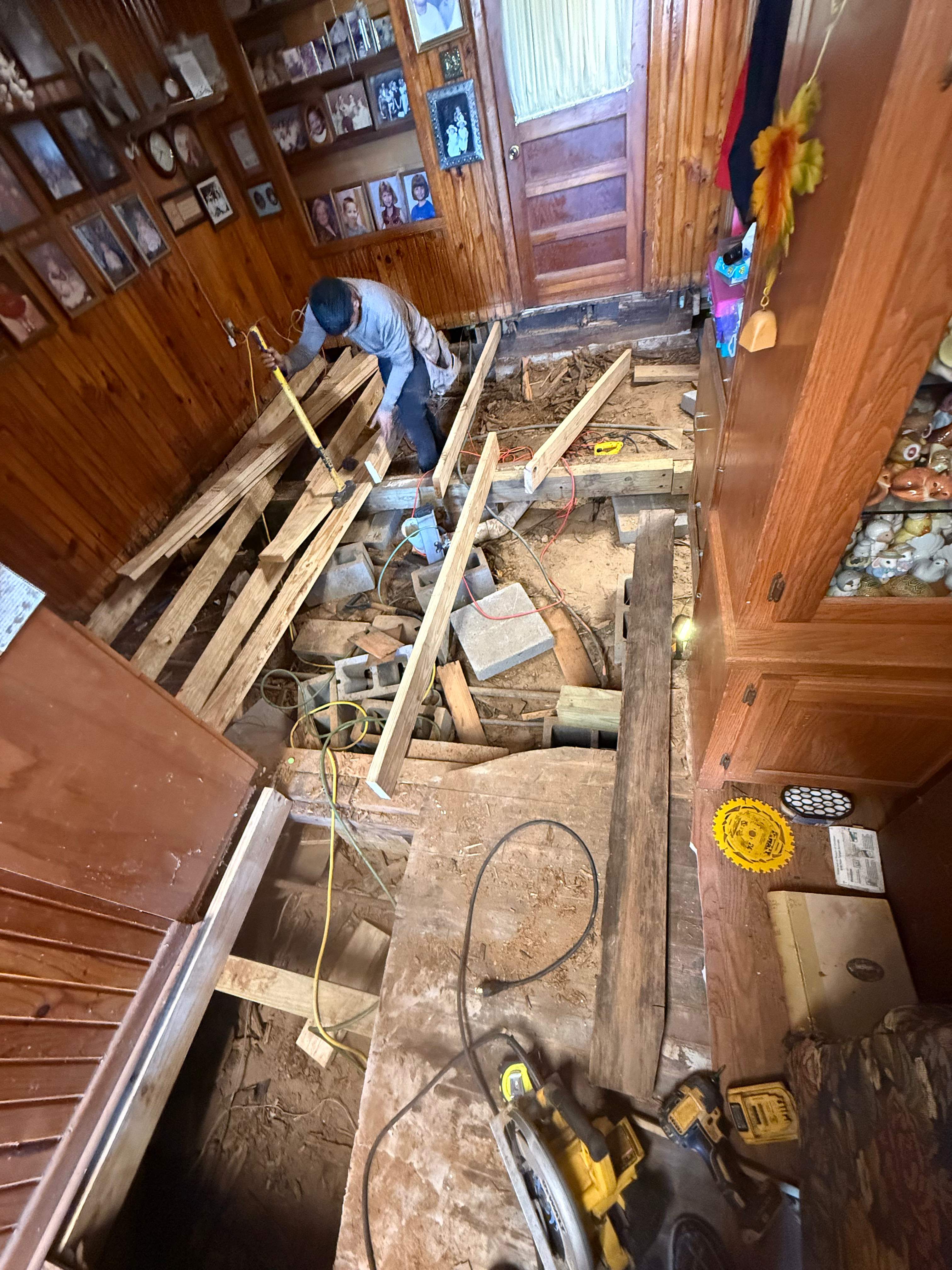 Replace Home floor and foundation rotted out - Crocket Texas by Harden Enterprise Services LLC