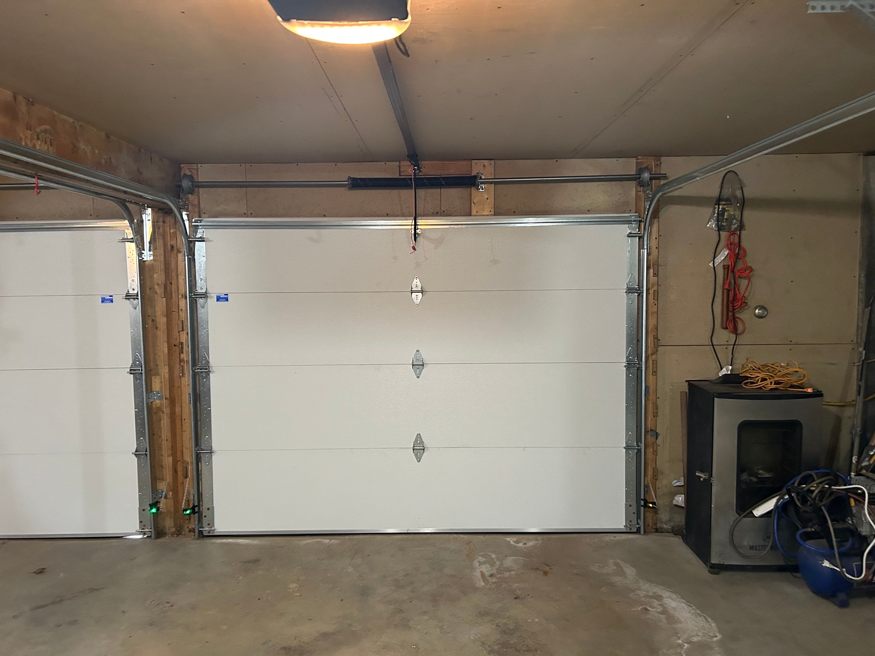Door Installation using Raynor Encore Garage Door by Keene Door