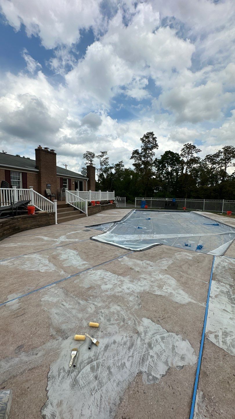 Pool Deck Project in Monroeville by Floors in a Day, Inc