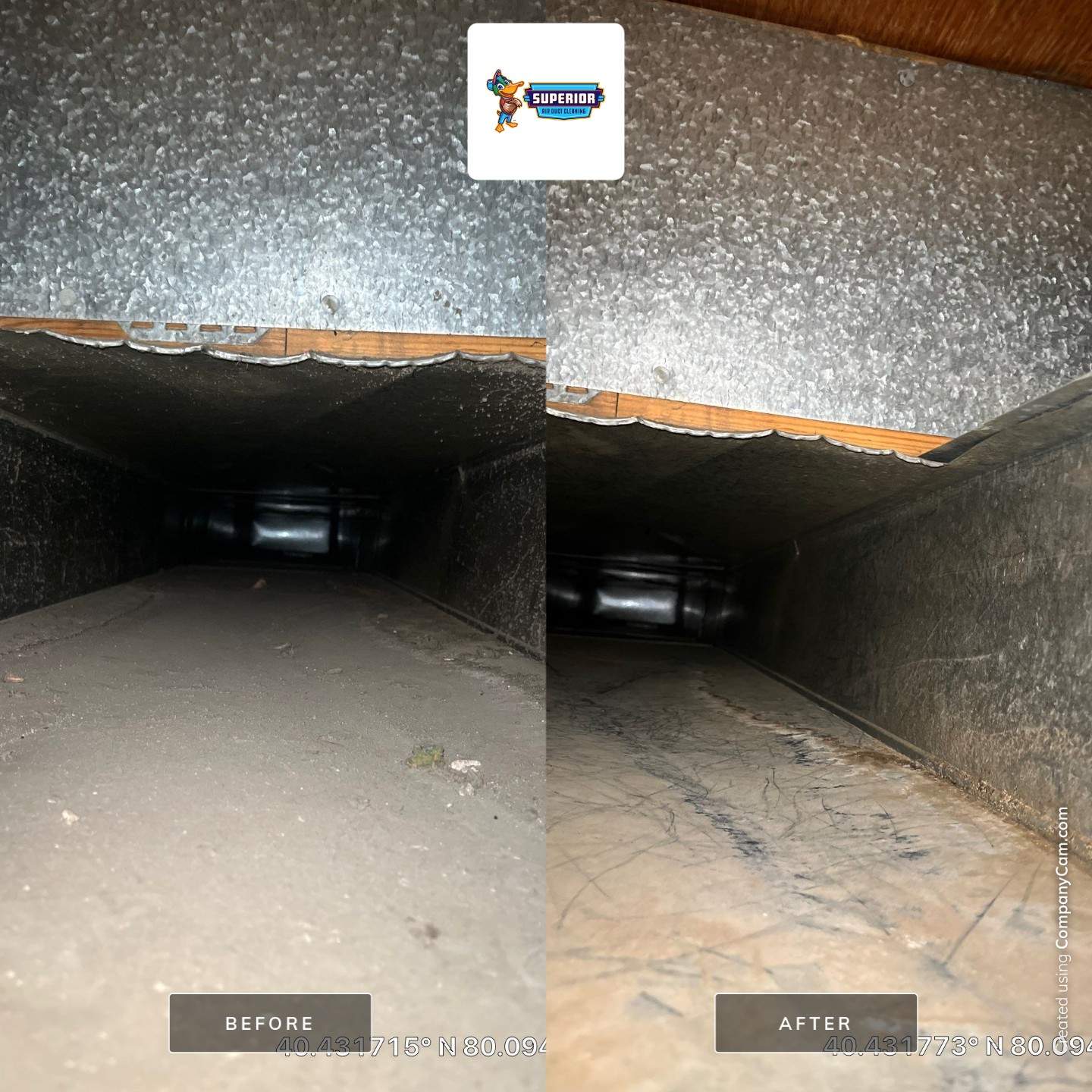 Air Duct Cleaning With a Vacuum Truck in Pittsburgh, PA by Superior Air Duct Cleaning