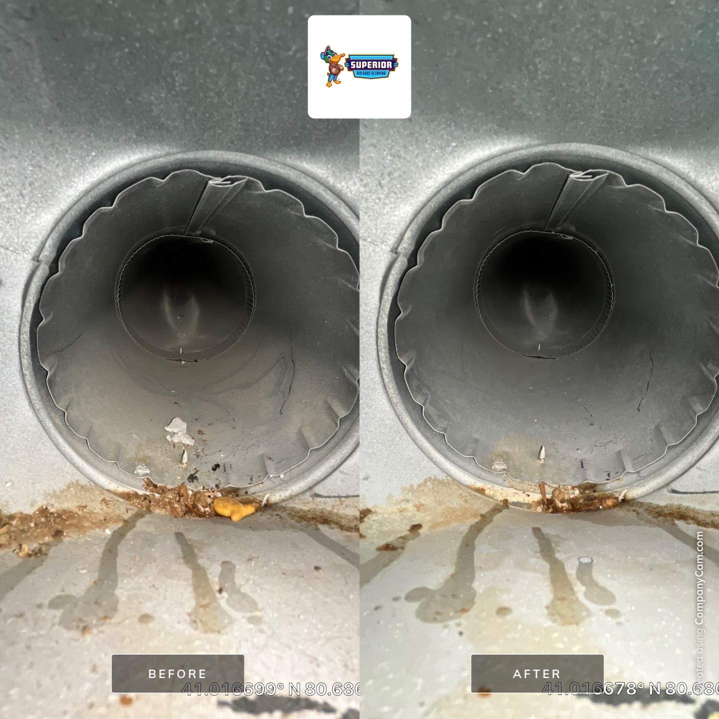 Air Duct Cleaning With a Vacuum Truck in Boardman, OH by Superior Air Duct Cleaning