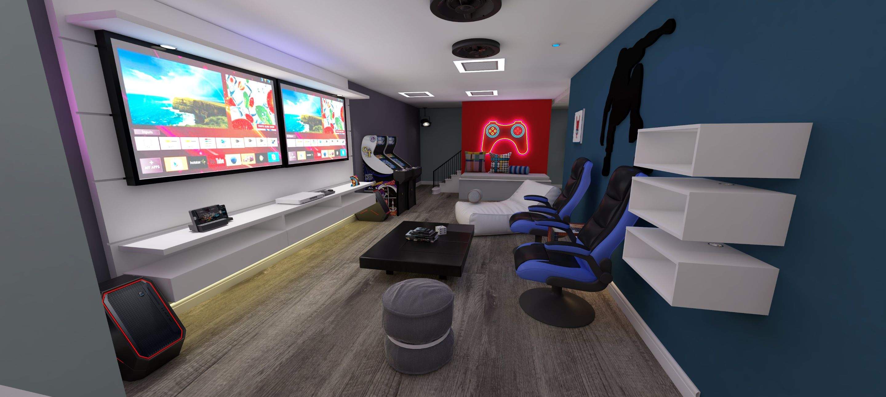 Basement Remodel  by Home Concepts Construction