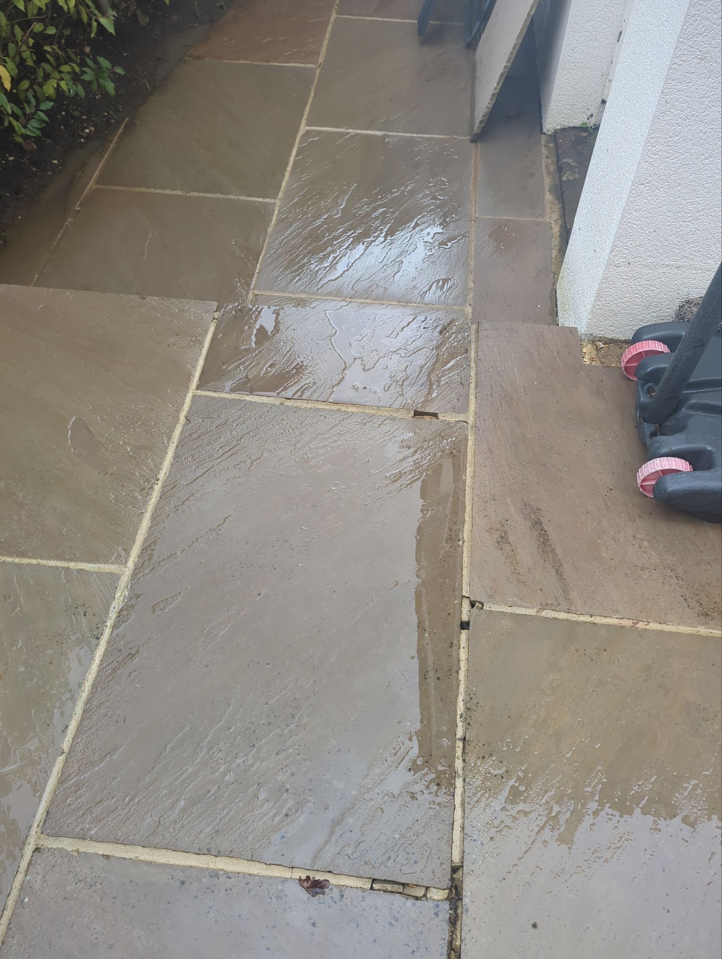 Patio Area Spring Clean using Mosmatic Flat Surface Cleaner by Ges Exterior Cleaning ltd