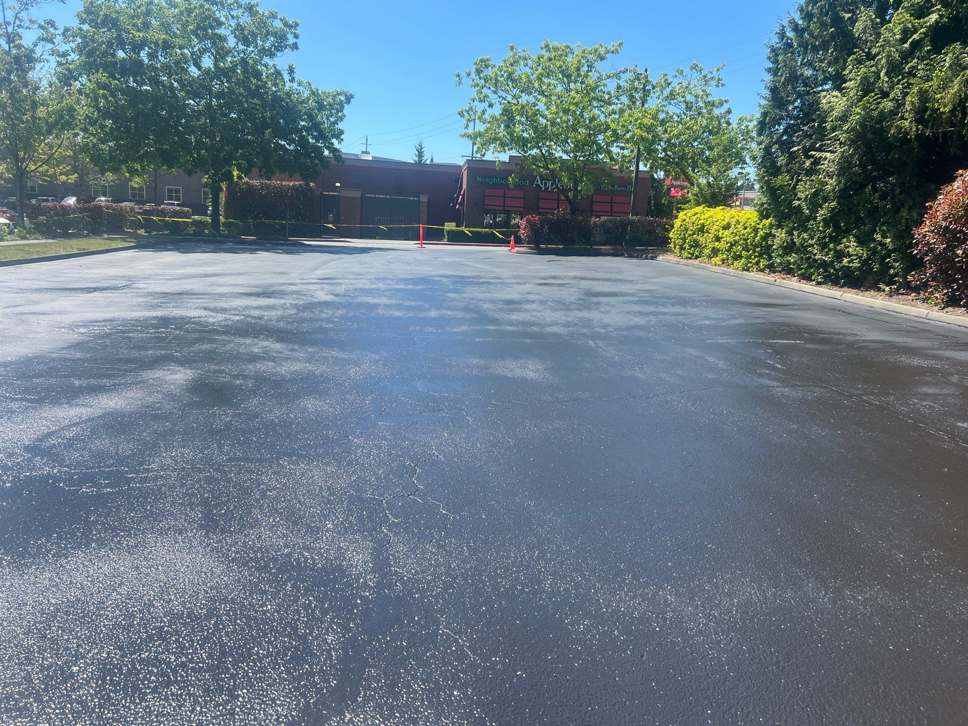 Sealcoat Parking Lot Renovation | Everett  by Jireh Asphalt & Concrete Inc 