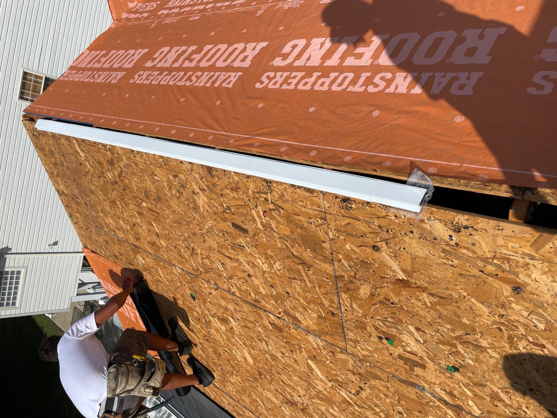 Residential Roofing Installation using GAF Timberline HDZ Pewter Gray by Rainstoppers Roofing