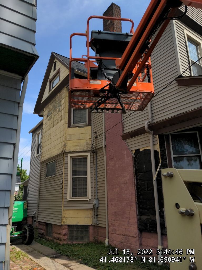 Fire damaged home in Tremont by Absolute Roofing and Construction