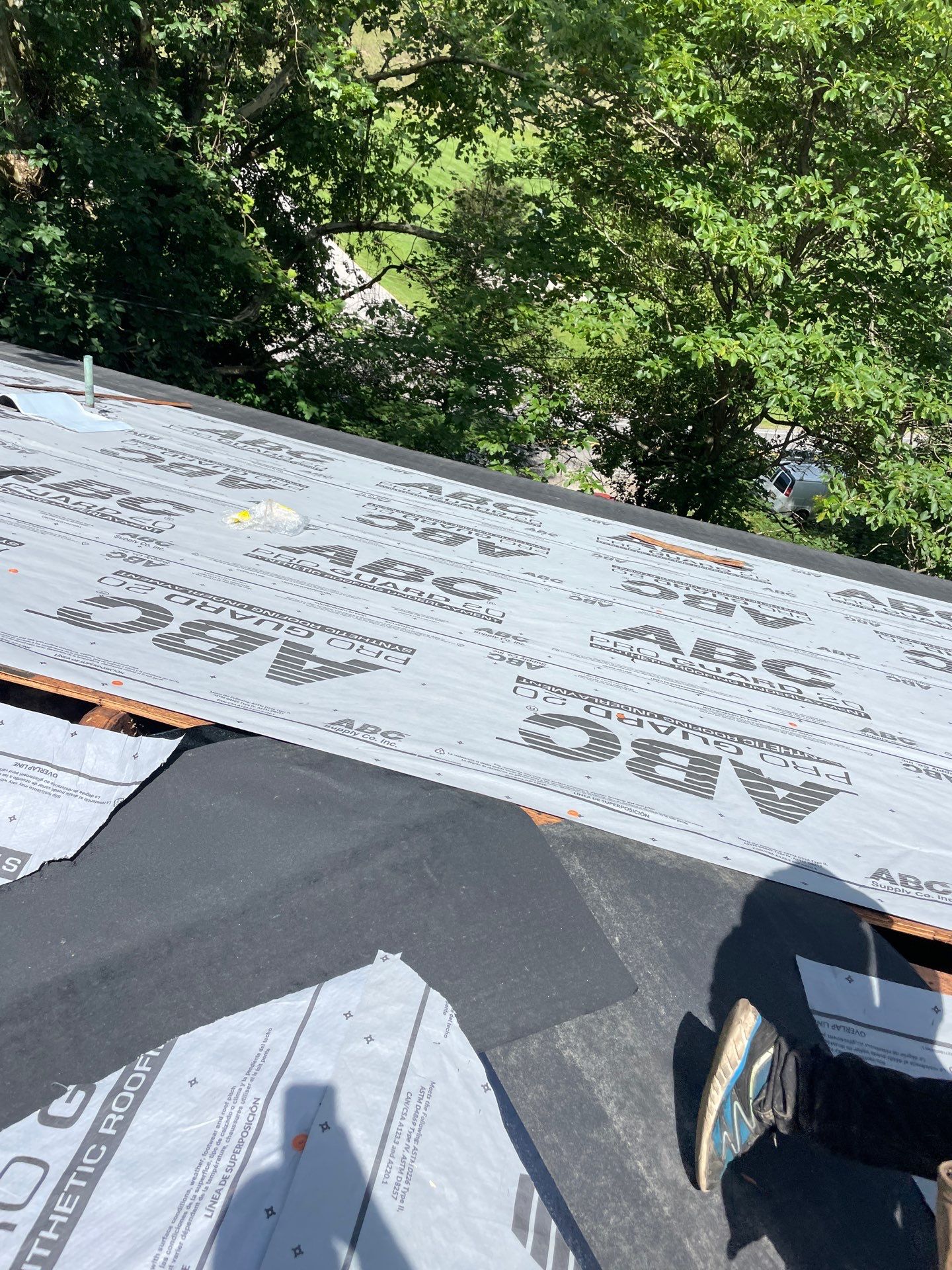 Residential Roofing Installation using GAF Timberline HDZ Shakewood by Rainstoppers Roofing