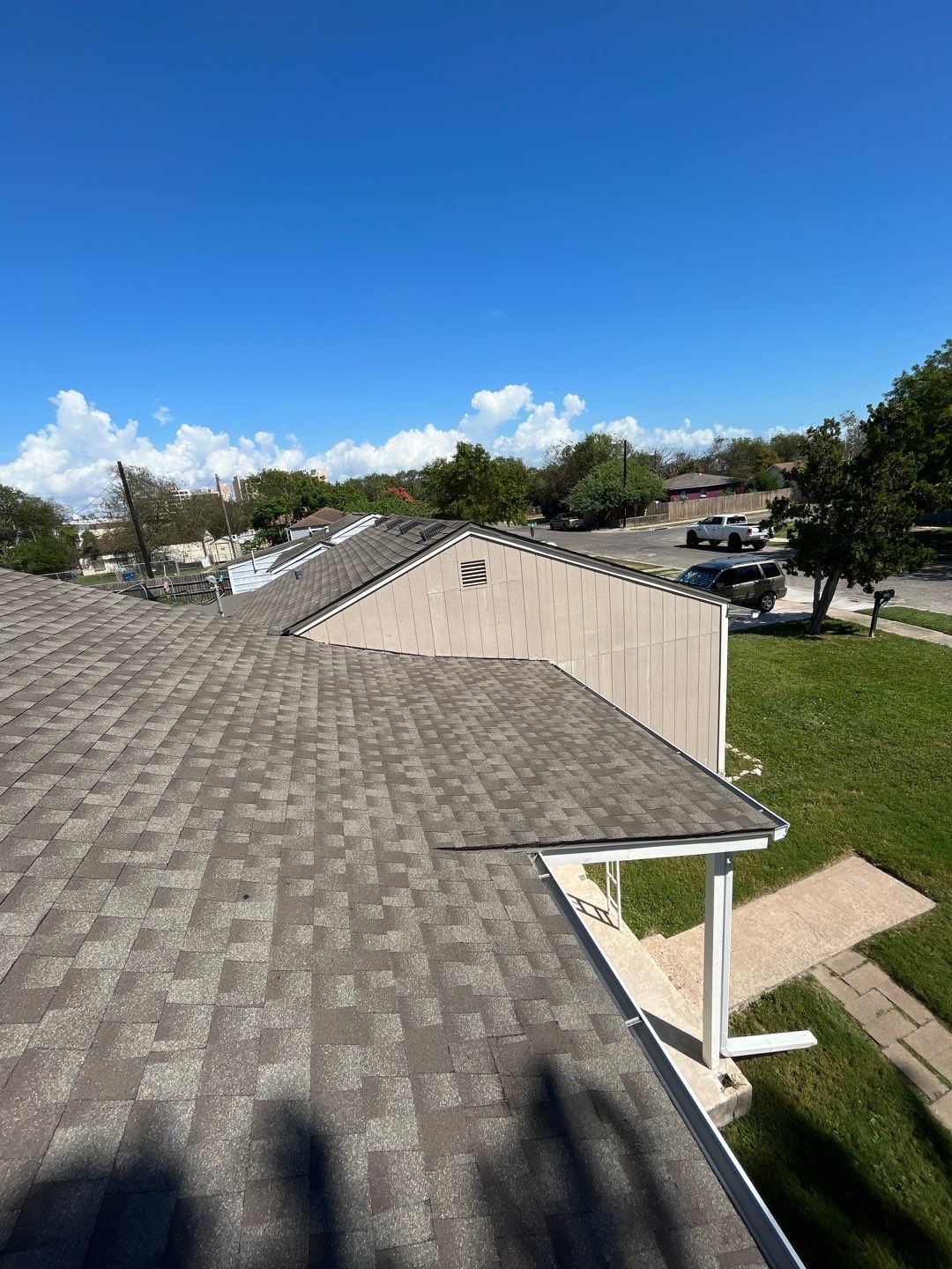 Residential Roofing Installation using GAF Natural Shadow Shingles by Lighthouse Roofing