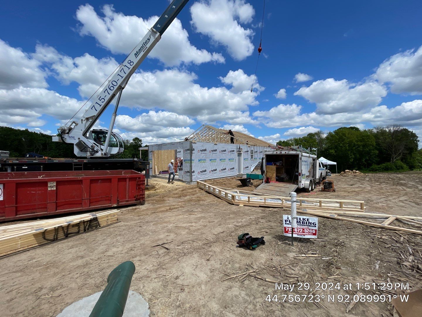 Elmwood, WI Build by Bauer Estates LLC