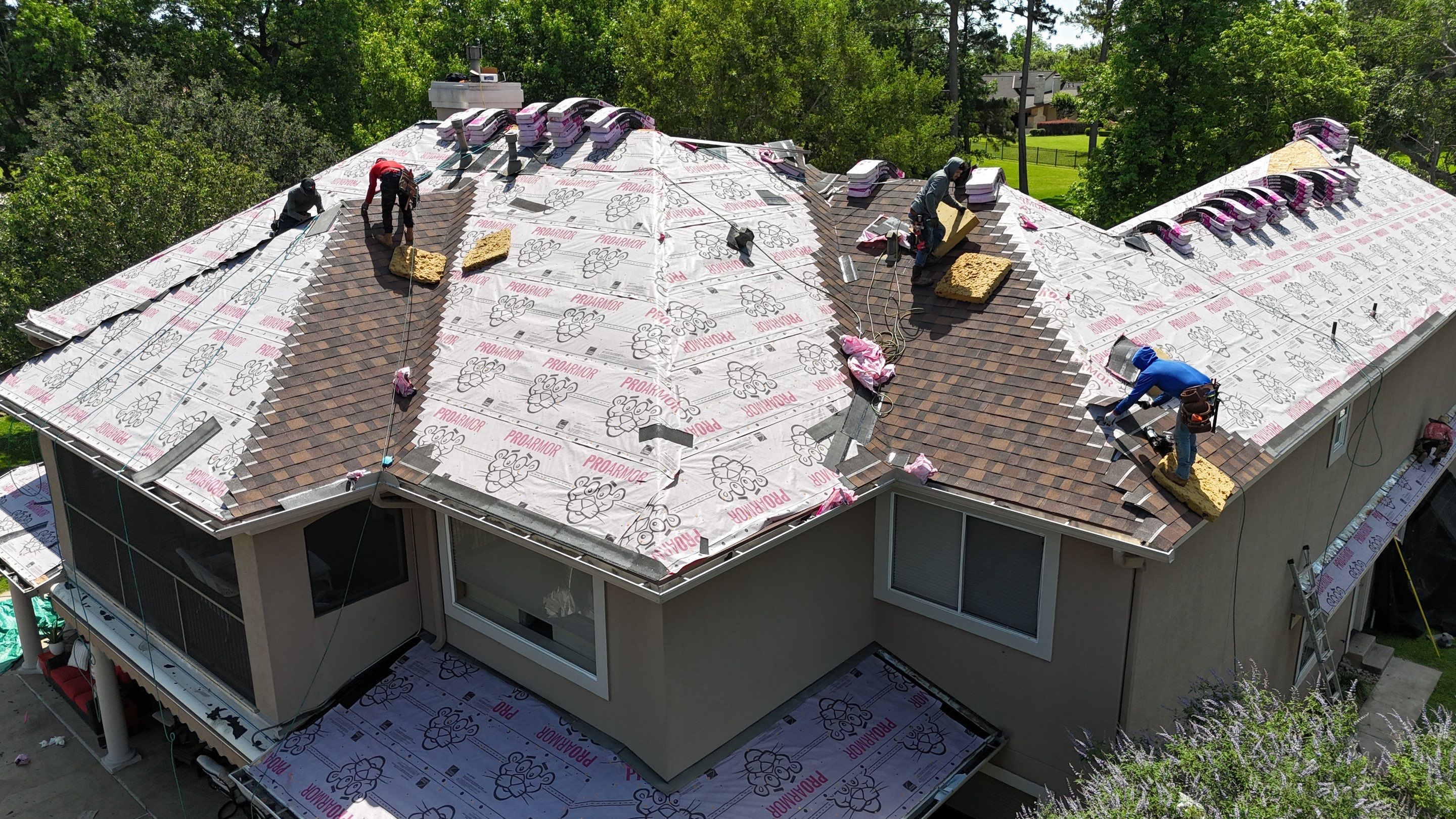Project in Montgomery by Motion Roofing