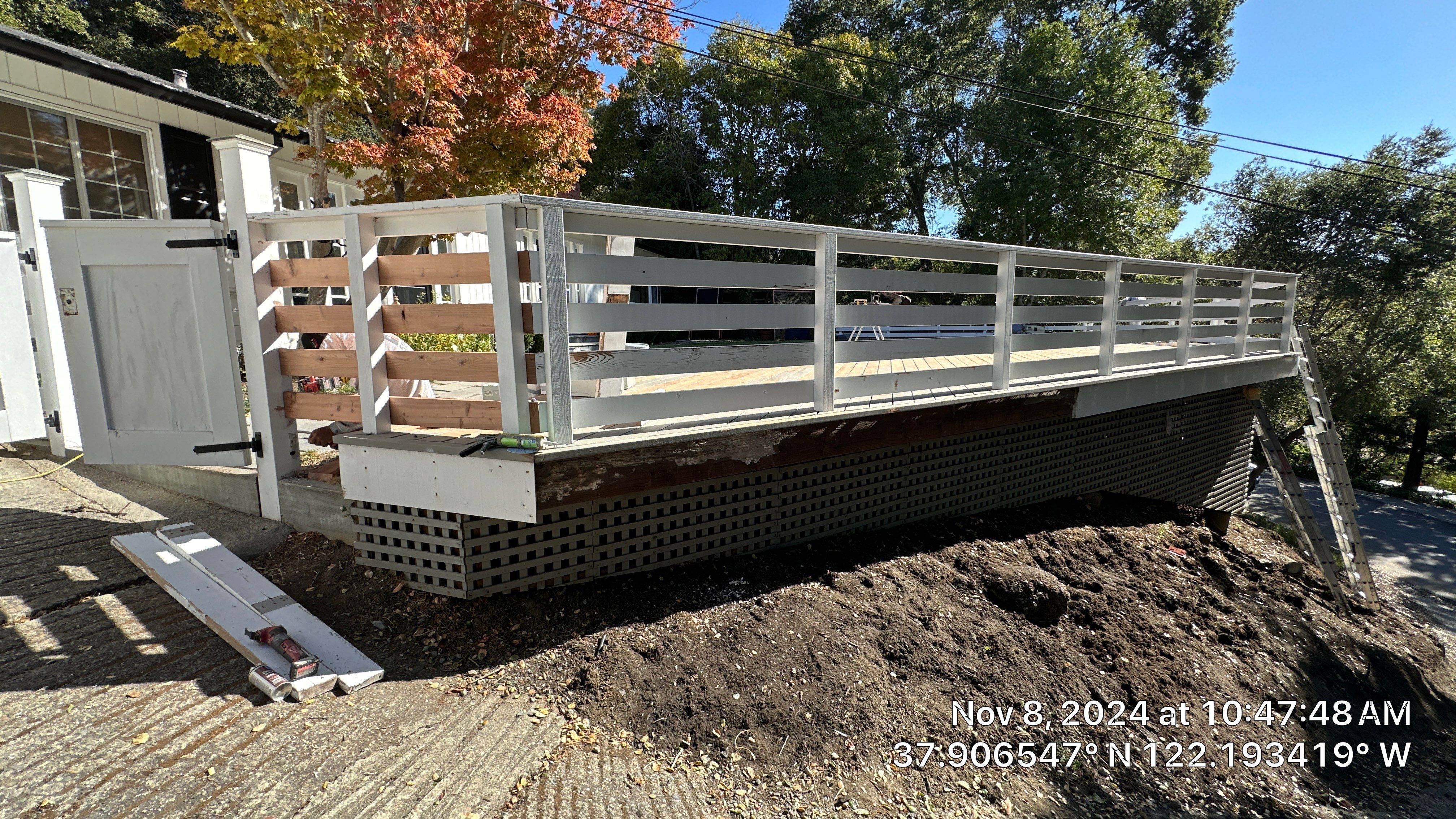 Deck Repaint using Sherwin-Williams by Herrera’s Bay Area Painting inc.