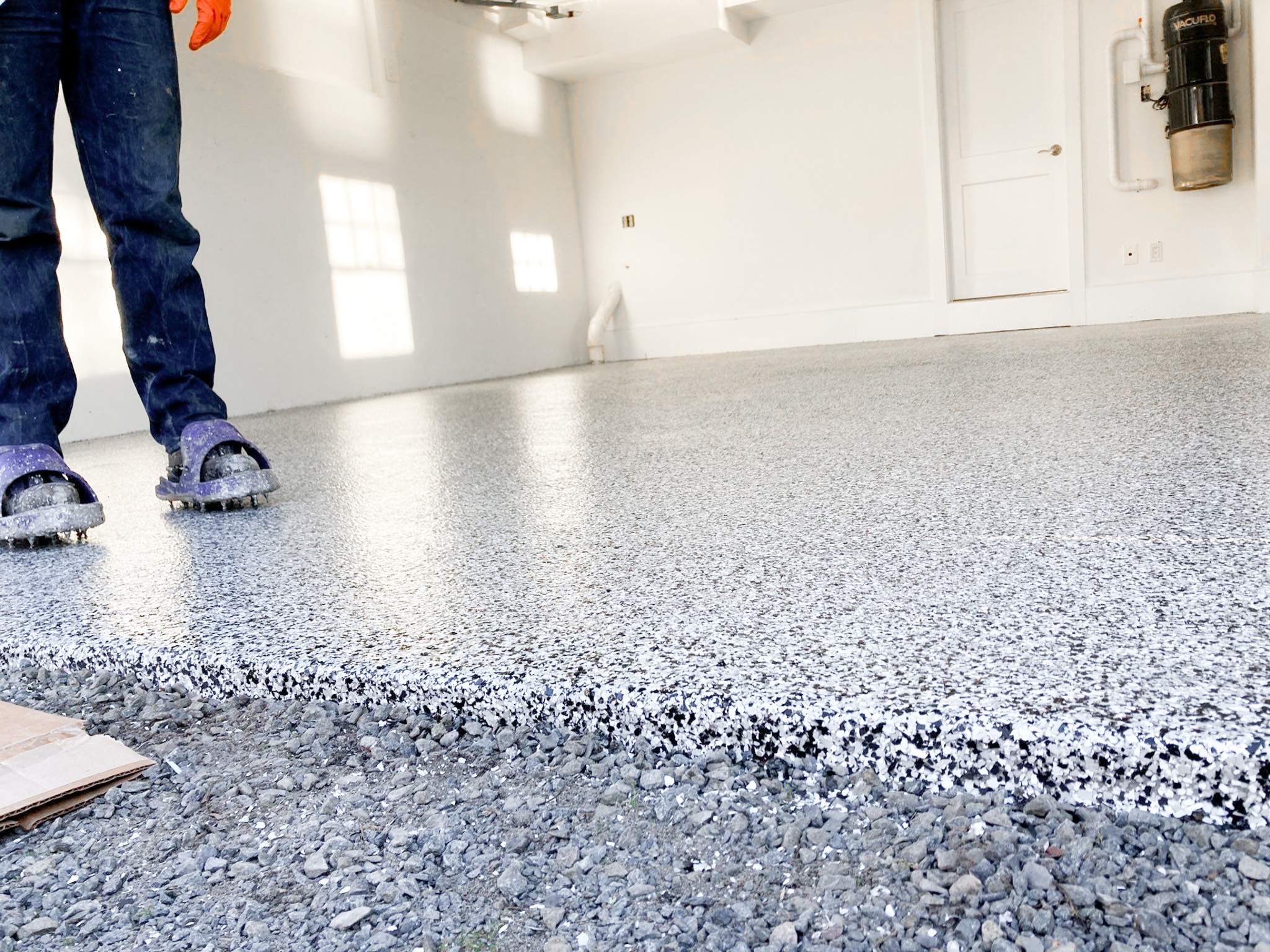 Garage in Mashpee, MA 02649 by Symphony Concrete Coatings