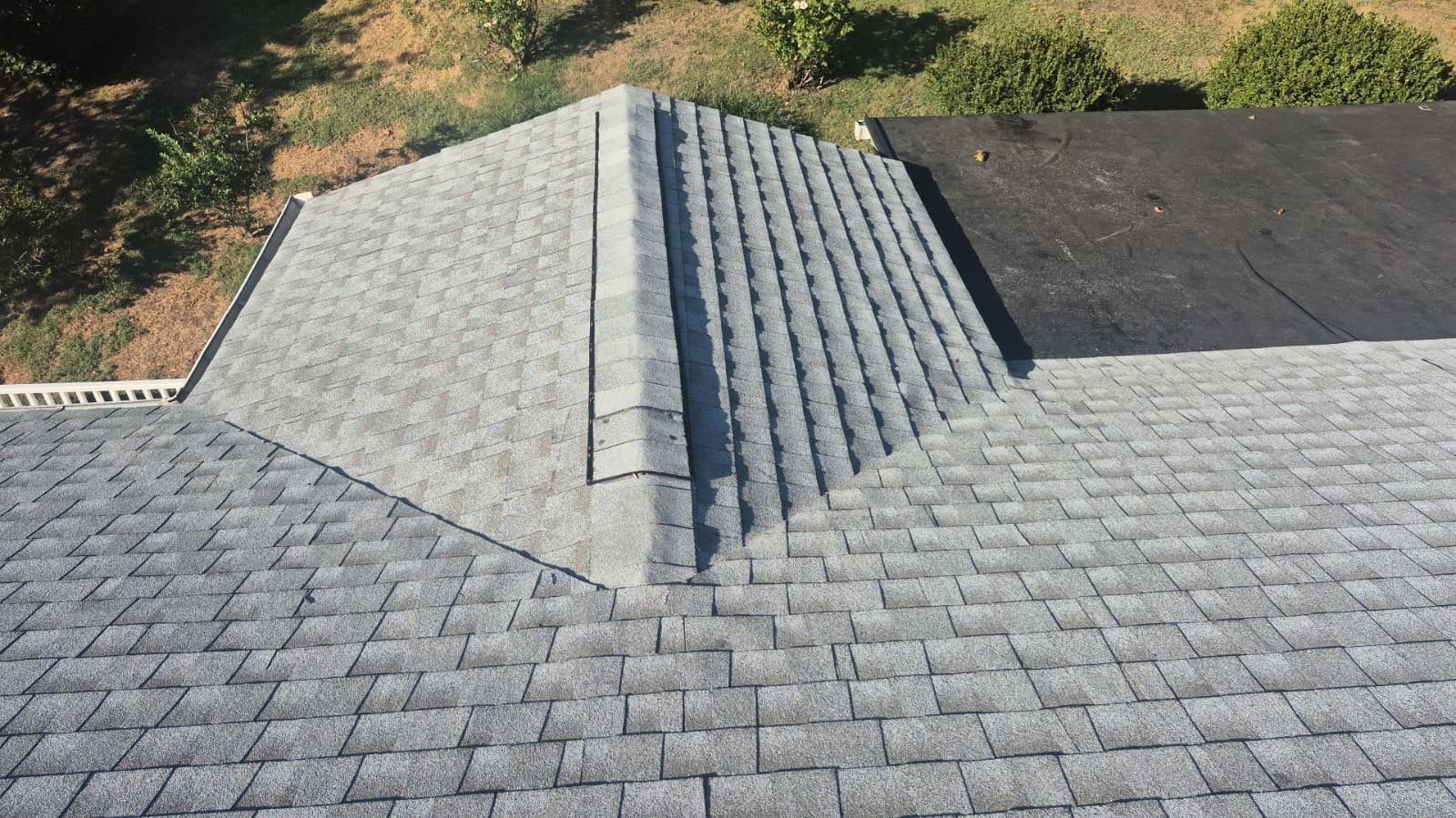 Residential Roofing Installation using GAF Timberline HDZ Fox Hollow Grey by Rainstoppers Roofing