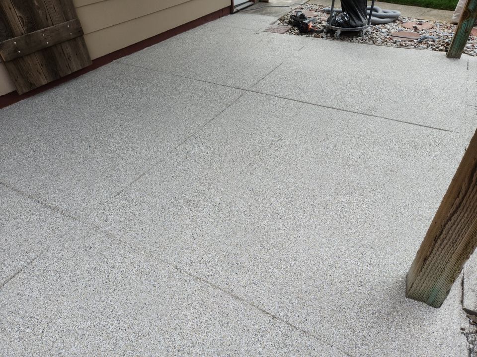 Patio Transformation in Quartzite Hybrid by Croc Coatings, LLC