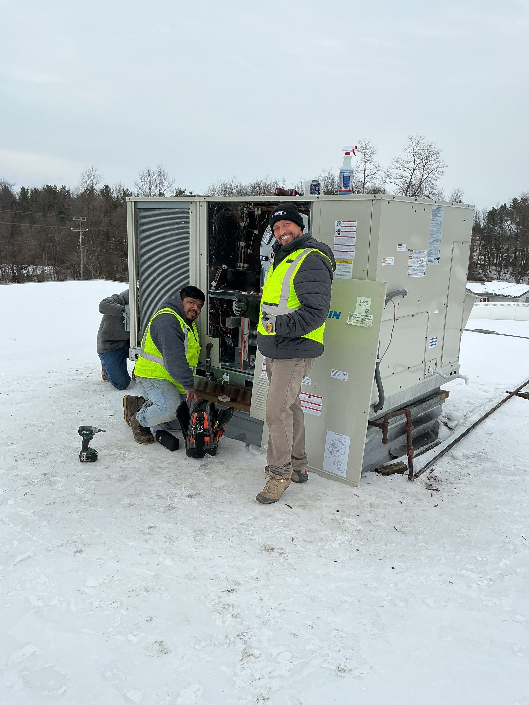 Mount Jackson Moose Lodge Daikin Rooftop Unit by Elemental Heating and air conditioning LLC